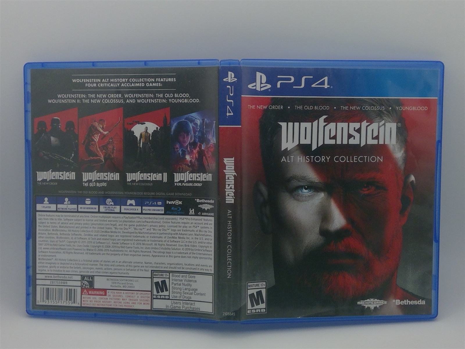 Wolfenstein: The Alternative History Collection – PlayStation 4 – CIB Tested