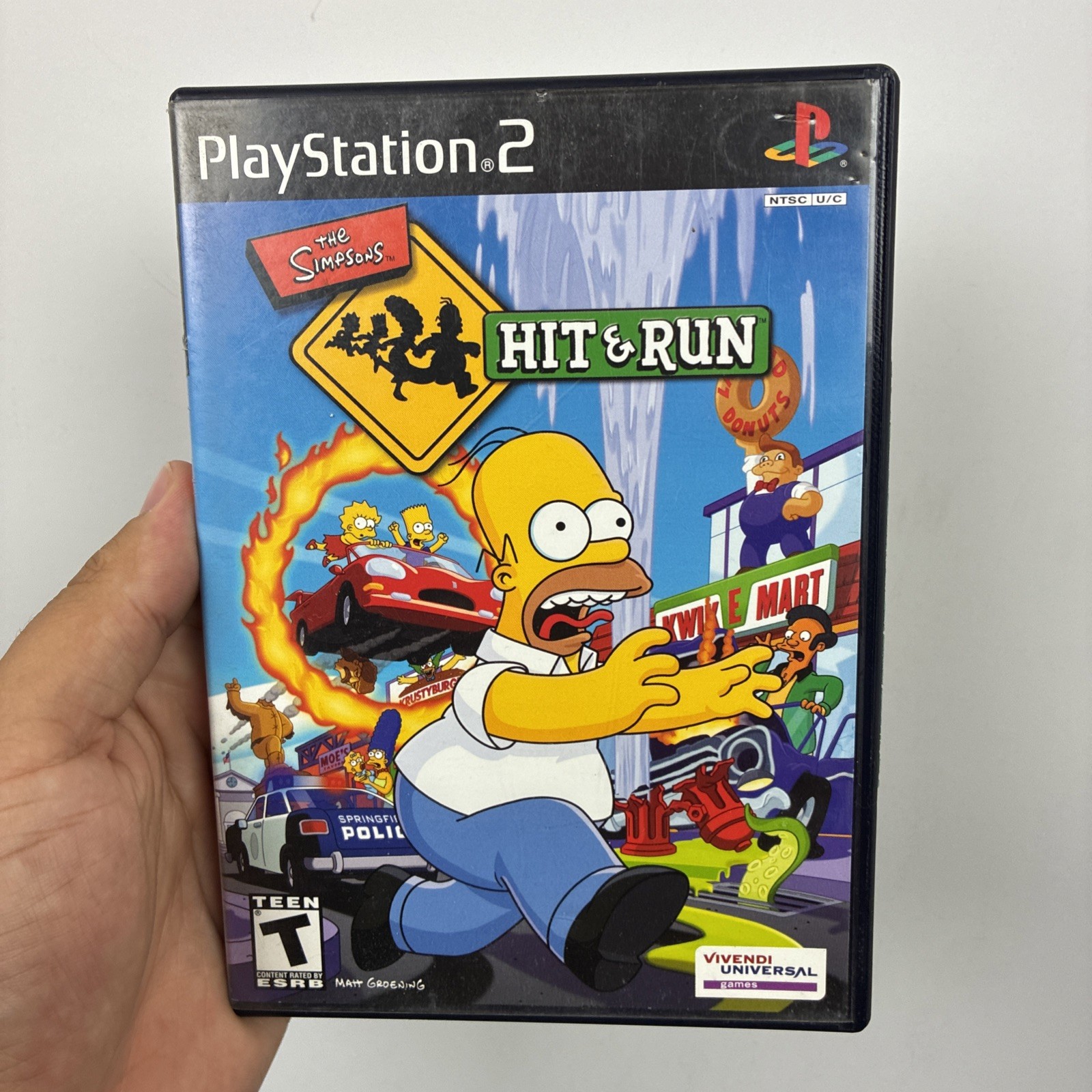 The Simpsons Hit And Run – PS2 CIB Super Clean See Pics For Condition