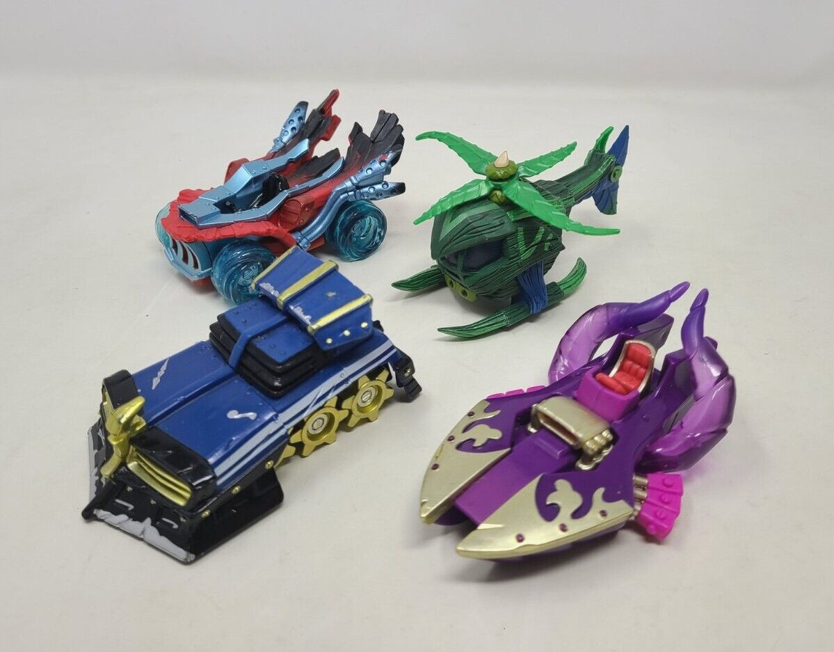 Skylanders Superchargers Stealth Elf Spitfire Lot of 3 Figures & 4 Vehicles