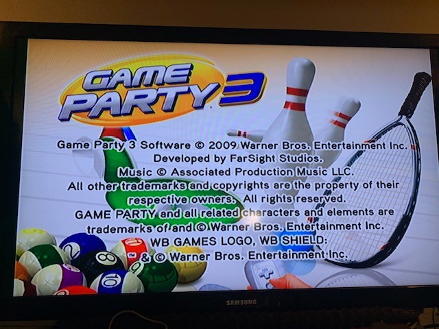 Game Party 1 and 3 – Nintendo Wii Game both Were Tested and Work