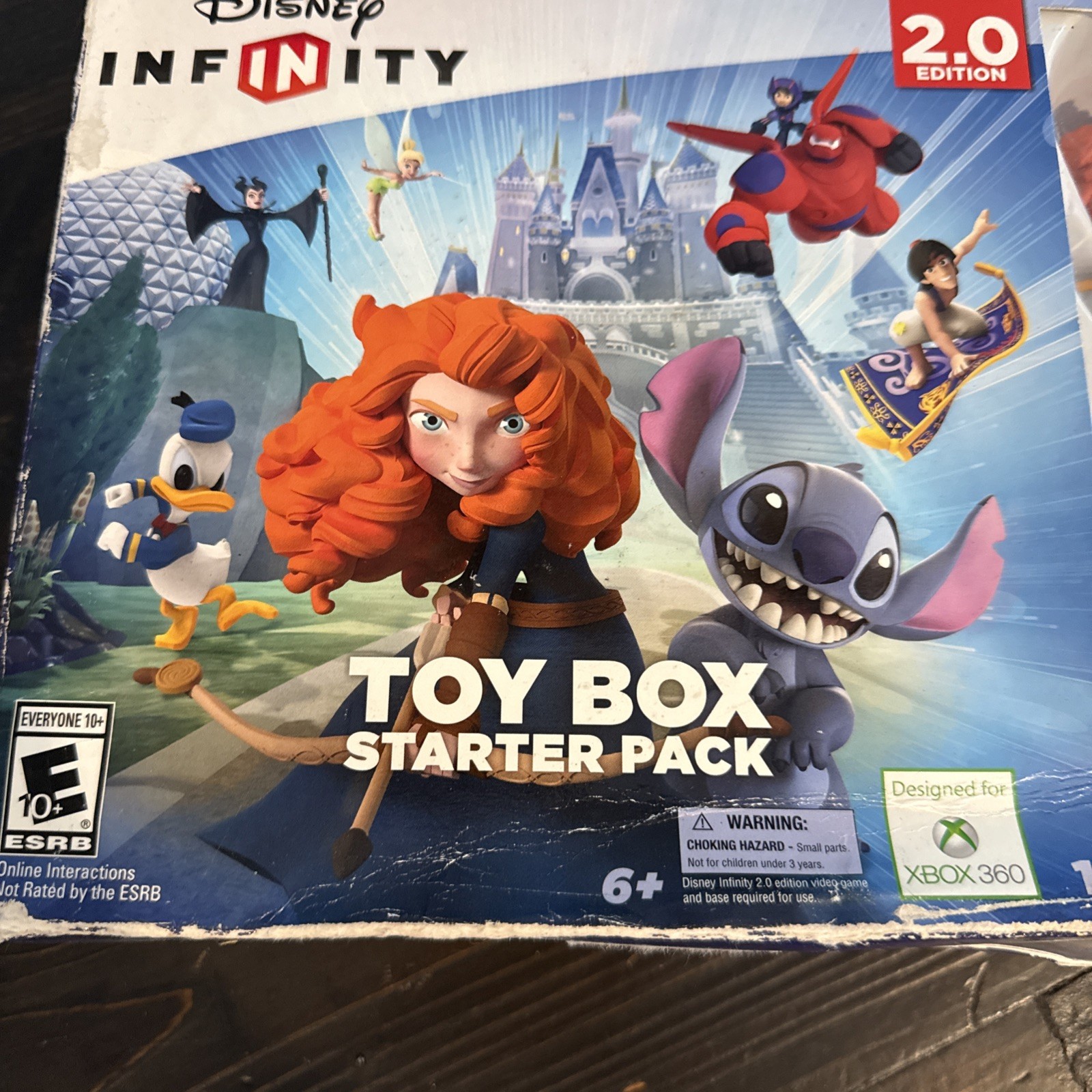 Disney Infinity Toy Box Starter Pack 2.0 Xbox 360 New Stitch Merida Brave