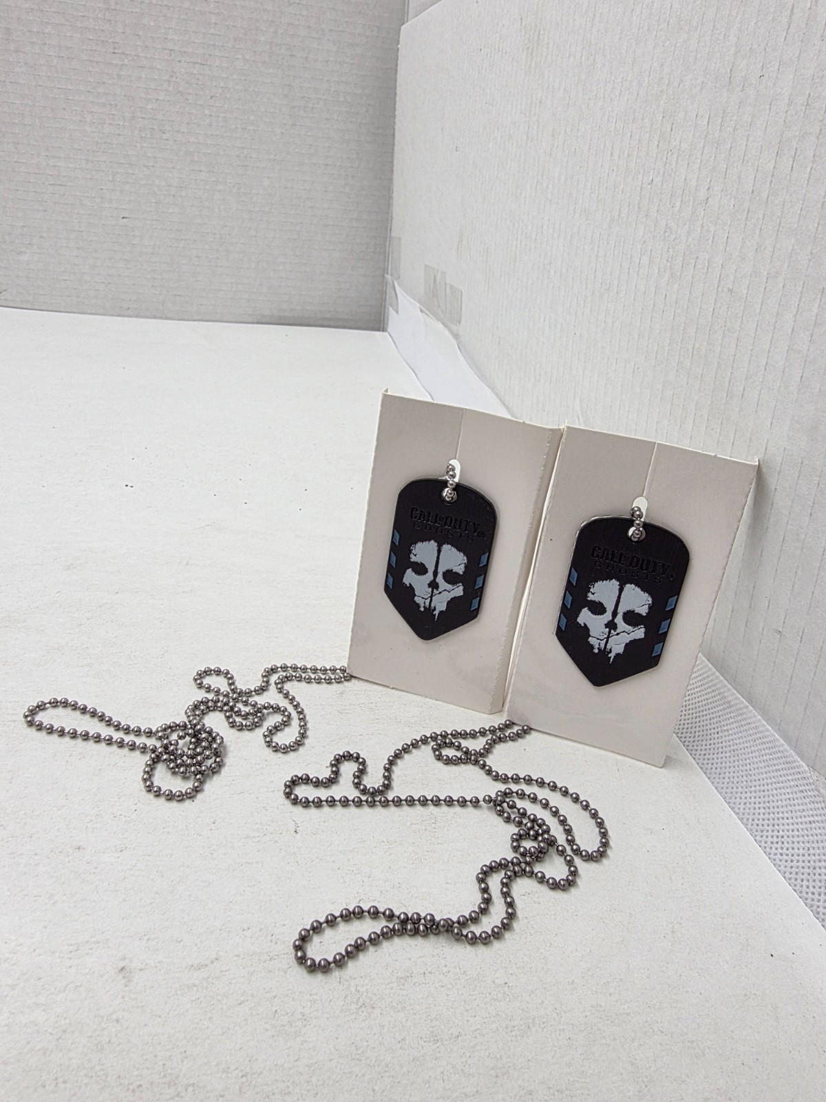 2X PCS, Call of Duty COD Dog Tags Ghosts Limited Edition Collectible NEW