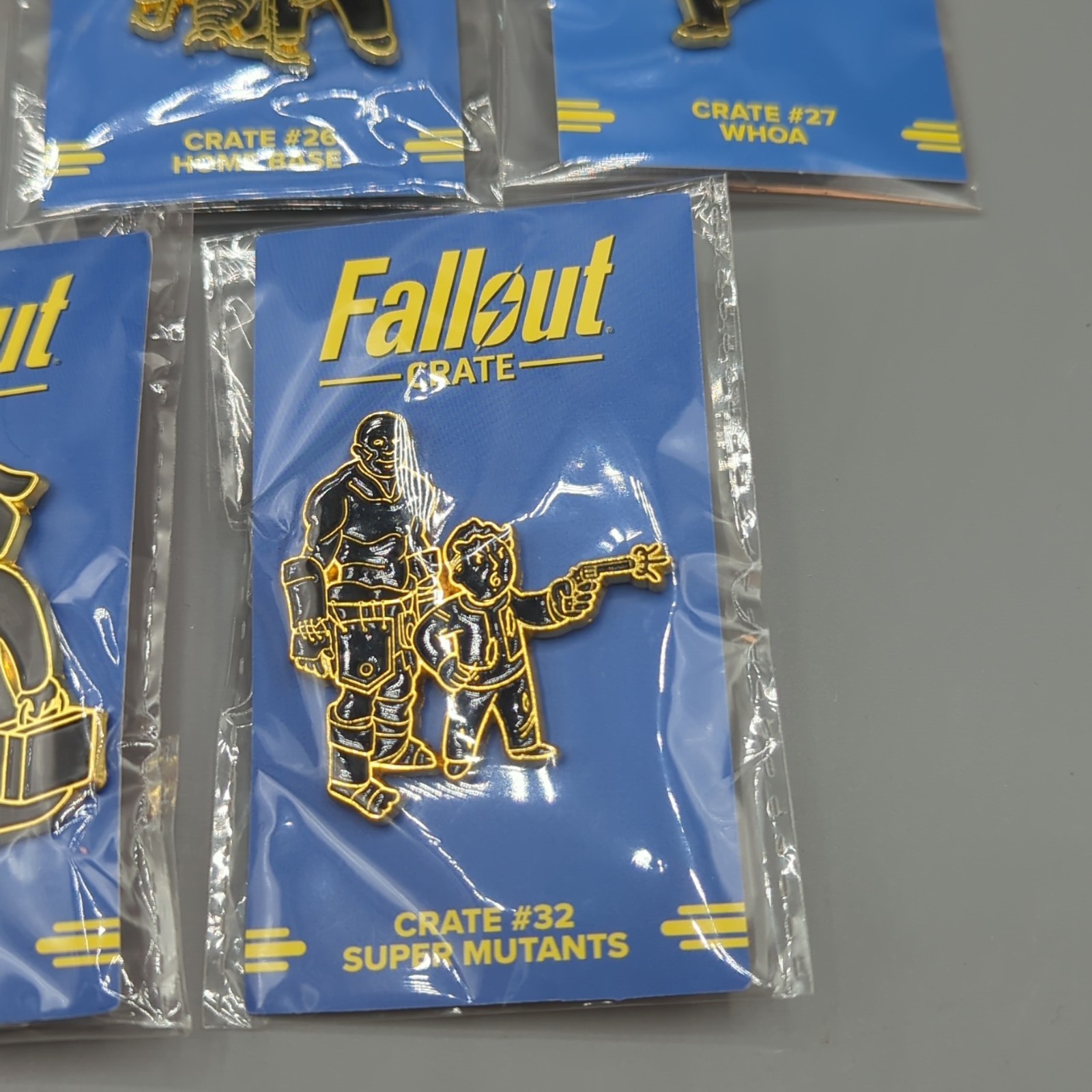 Lot of 5 Loot Crate Fallout Crate Pins #22, #26, #27, #30, #32 New