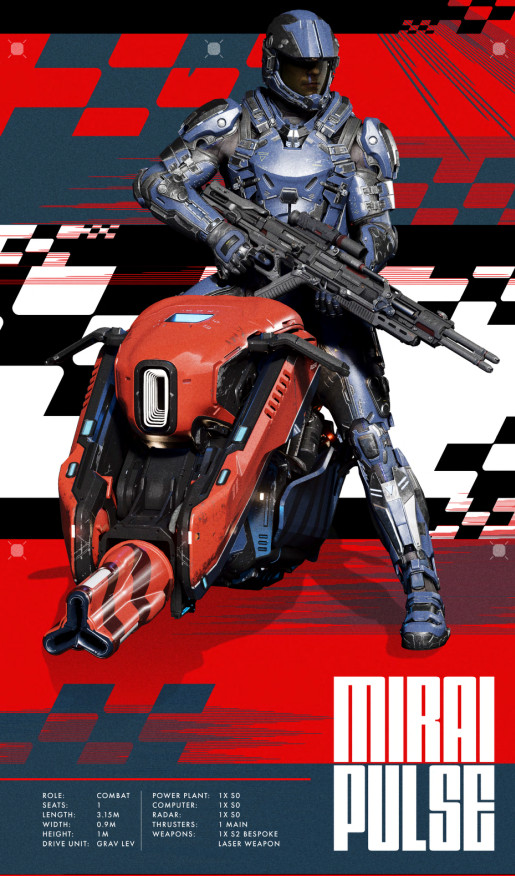 Star Citizen – Mirai Pulse – Original Concept – Lifetime Insurance (With bonus)