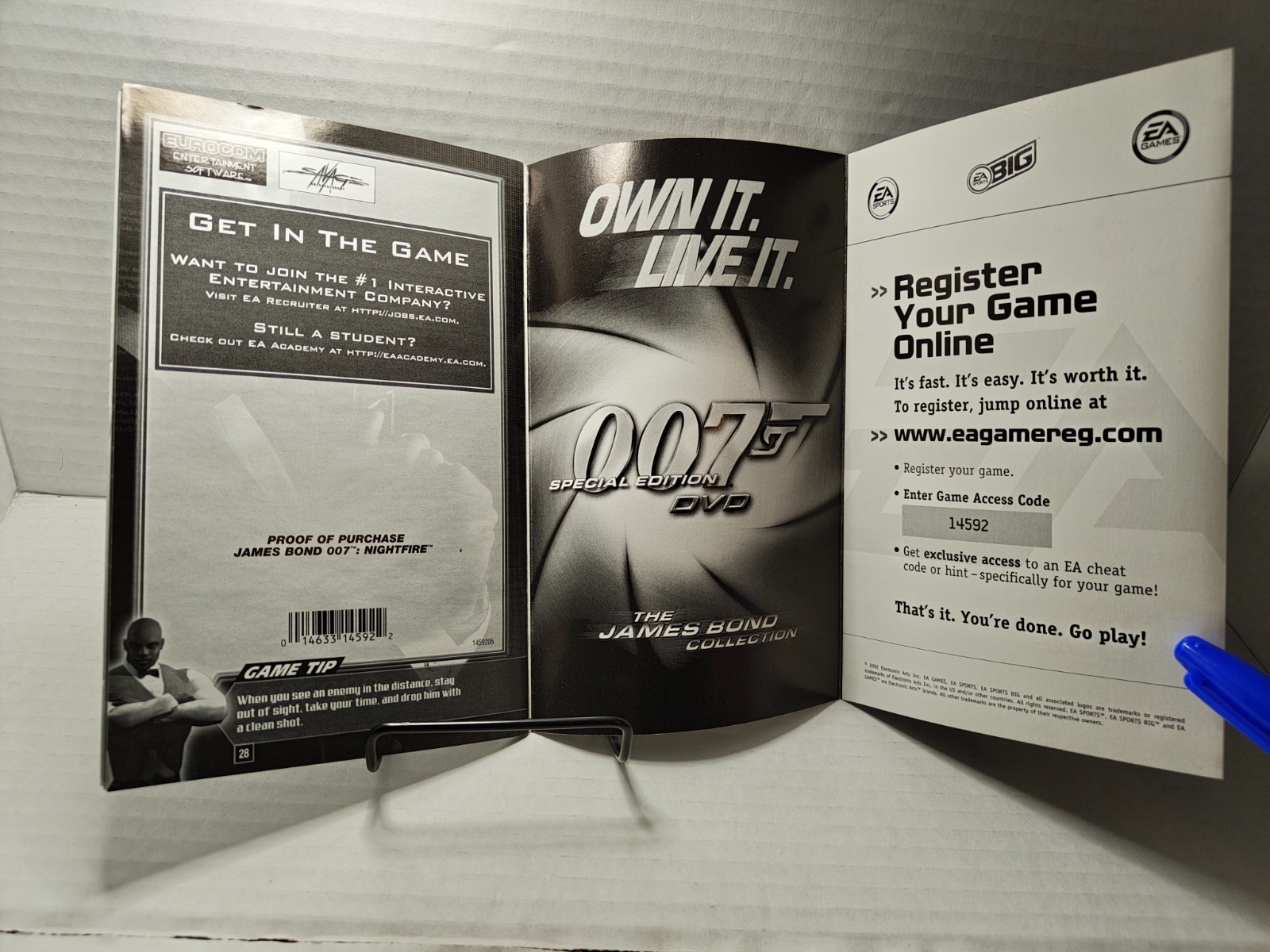 007: NightFire (Sony PlayStation 2, 2002) CIB