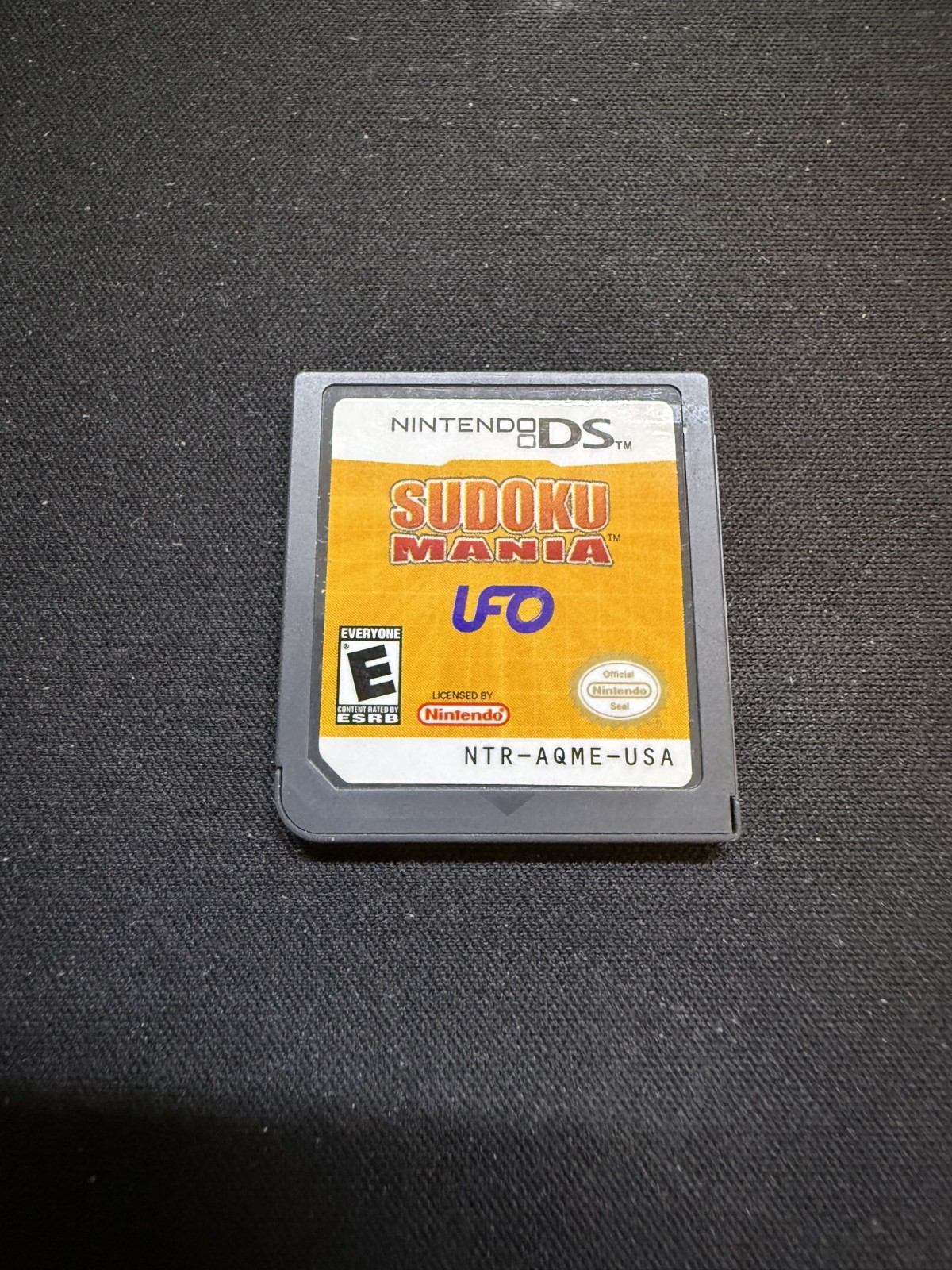 UFO Interactive Sudoku Mania Nintendo DS E-Everyone NTSC-U/C Game Cartridge