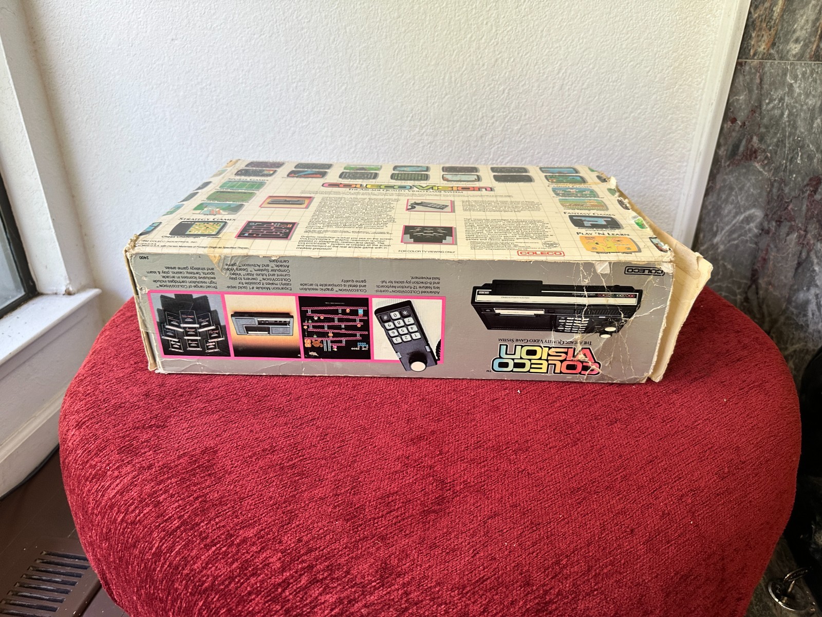 Coleco Vision Gaming Console – 90% CIB – Original Foam – Works, Retro Video Game
