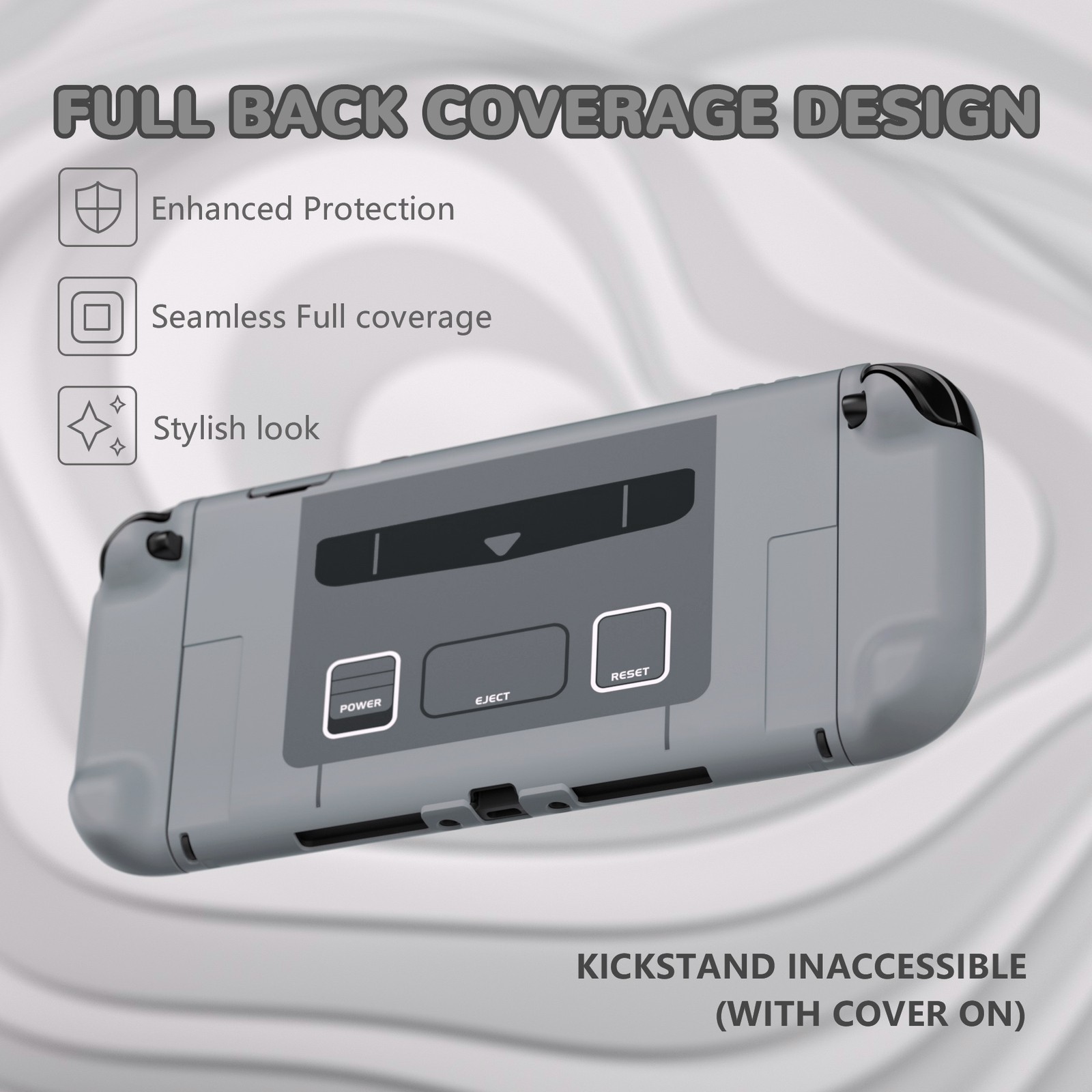 PlayVital Protective Case for Nintendo Switch 2 Dockable Hard Shell Split Cover