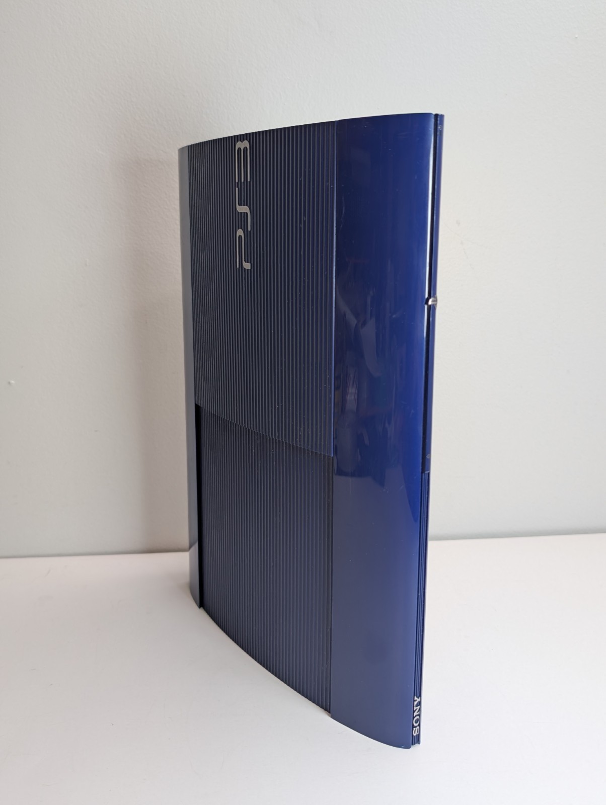 Sony PlayStation 3 Super Slim PS3 250GB Azurite Blue Console Gaming System Works