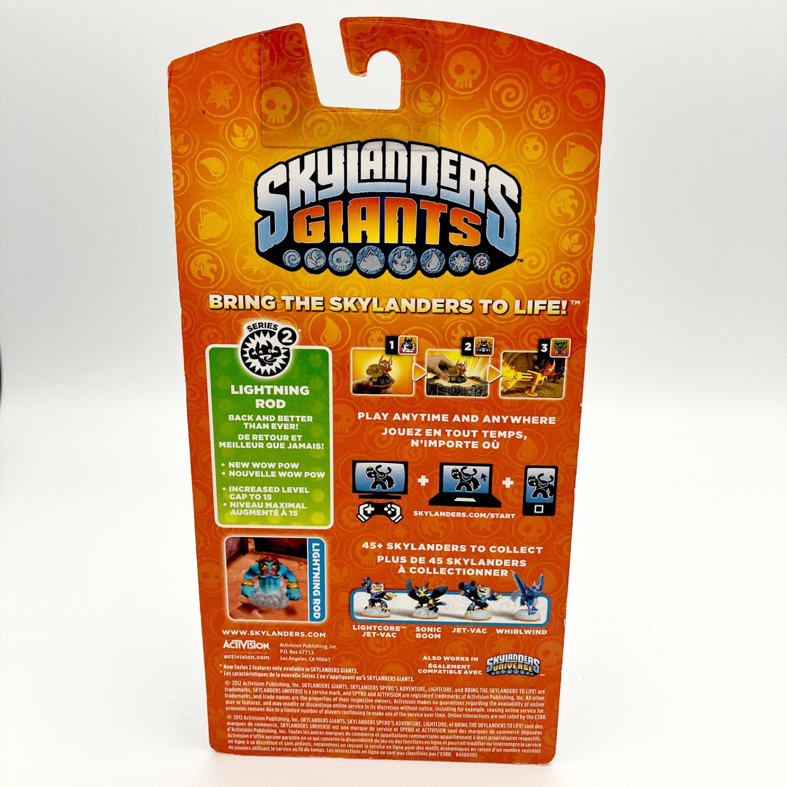 Skylanders Giants Lightning Rod Series 2 Figure NIB Activision NEW SEALED