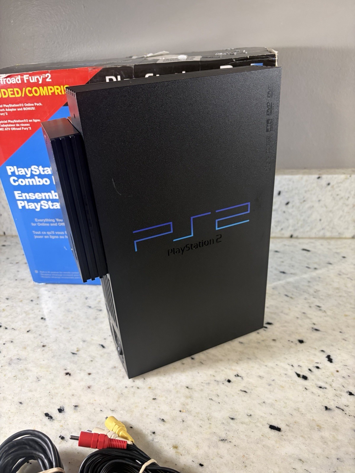 PlayStation 2 Fat ATV Offroad Fury 2 Combo Pack CIB + Network Adapter Bundle