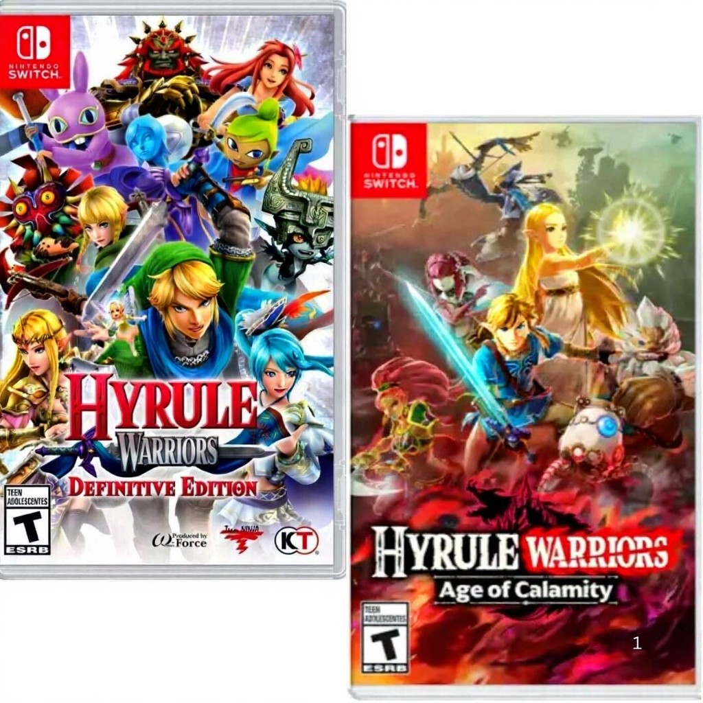 Hyrule Warriors Definitive [DE] + Age of Calamity Switch New Sealed Game Bundle