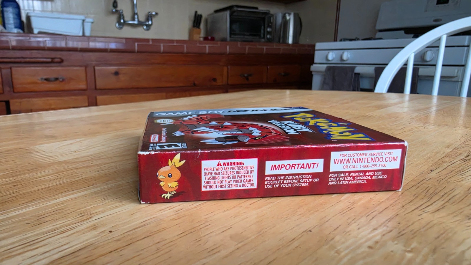 Pokemon Ruby (GBA) Box ONLY & Manual/E-Reader Information Card Included