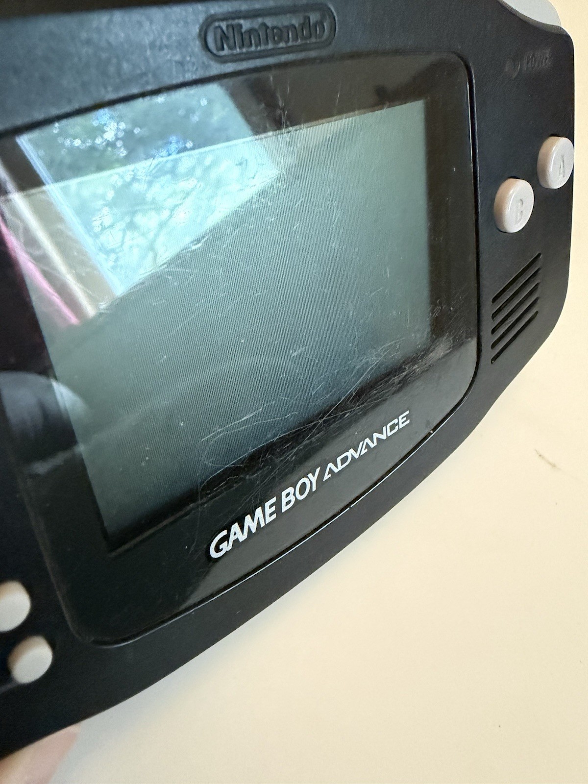 PROFESSIONALLY RESTORED OEM Game Boy Pocket Advance (Black) & Mario Kart!
