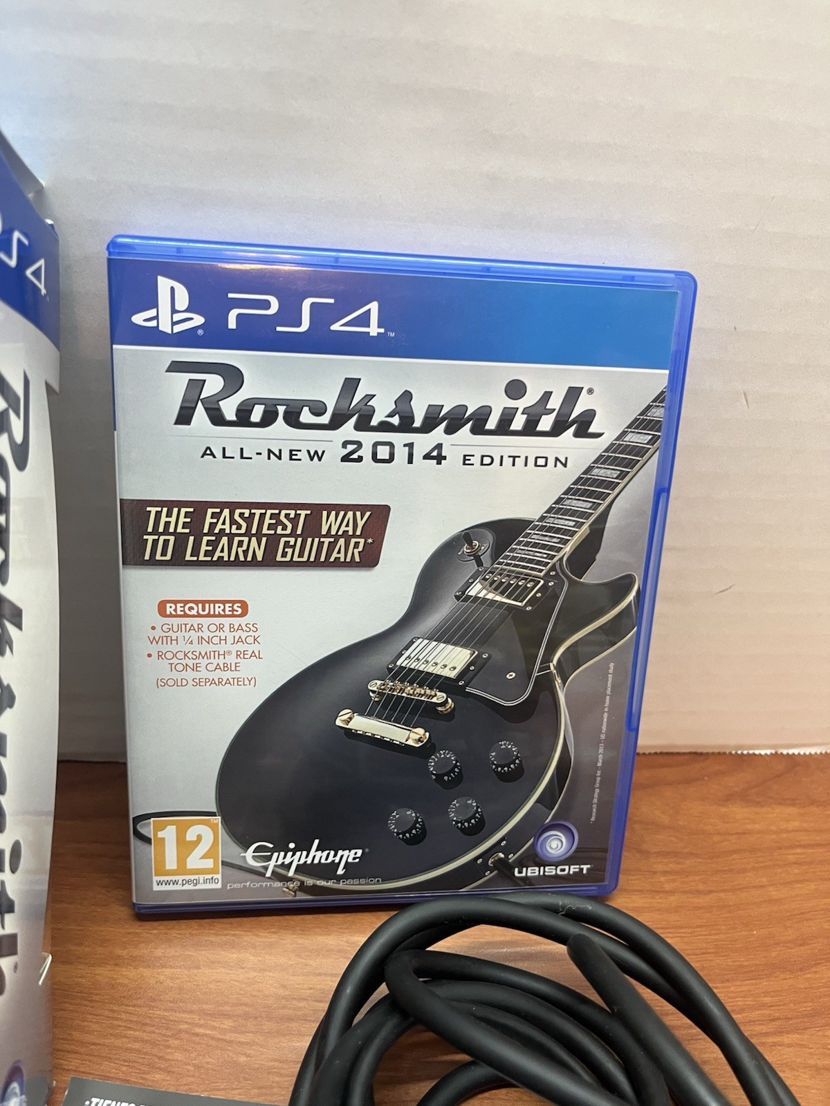 ROCKSMITH 2014 EDITION REMASTERED SONY PLAYSTATION 4 PS4 WITH REAL TONE CABLE