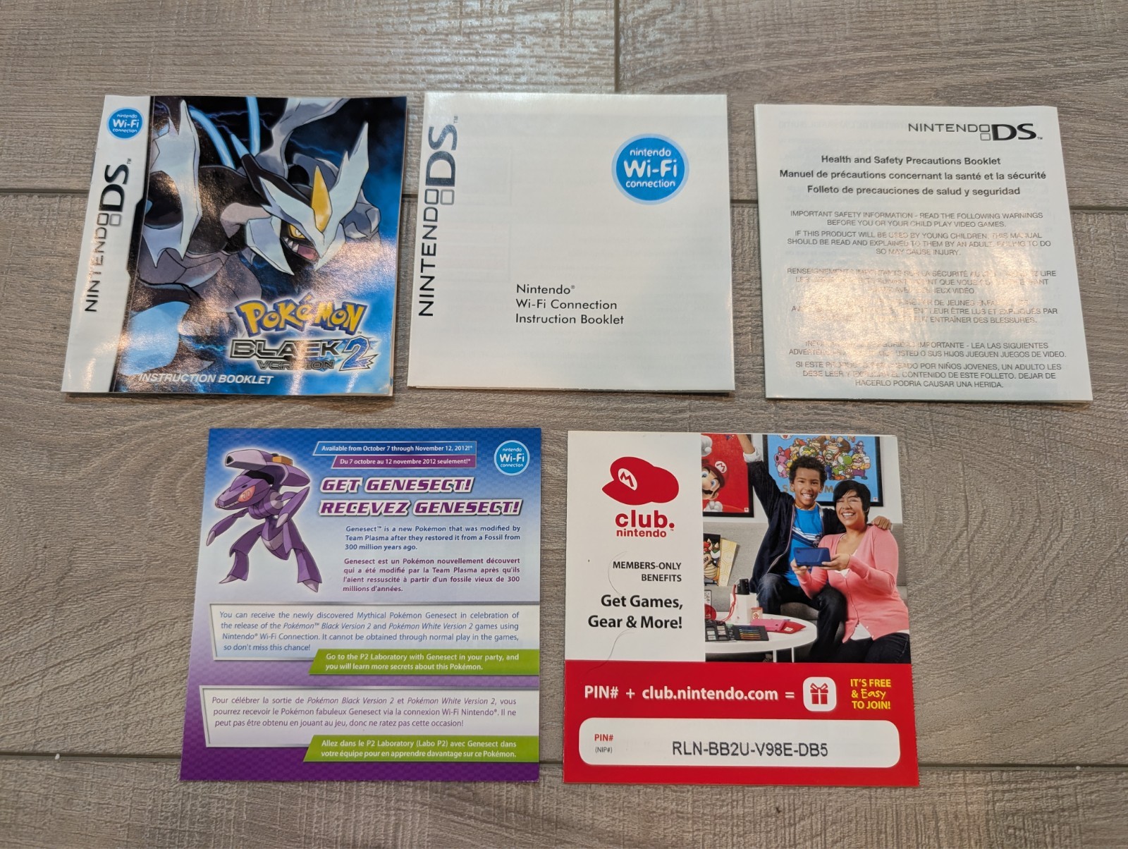 Pokémon Black Version 2 (Nintendo DS, 2012) CIB