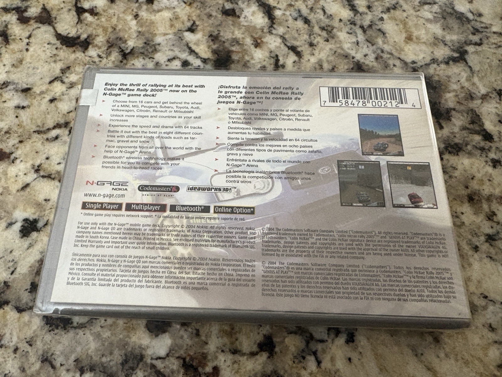 Nokia N-Gage, Colin McRae Rally 2005, Brand New Factory Sealed!