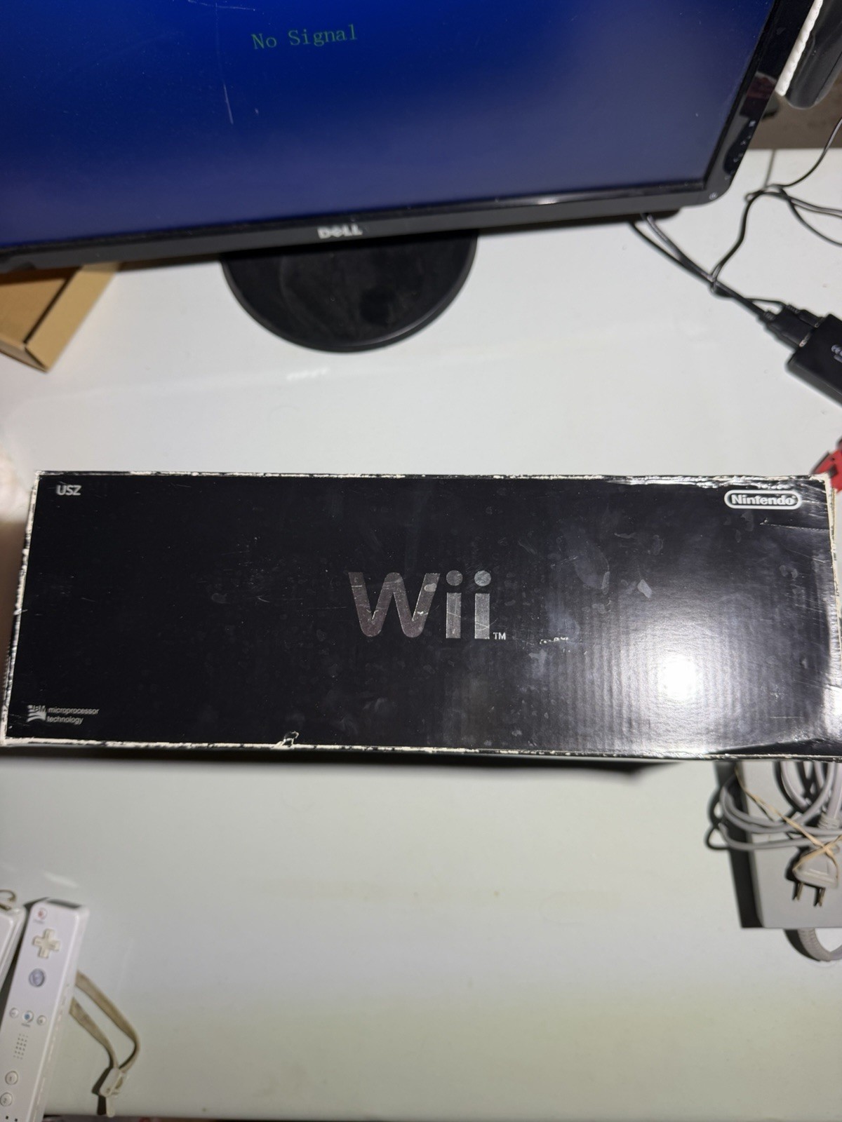 Nintendo WII RVL-001 Black Open Box No Manual – 8 Games Tested
