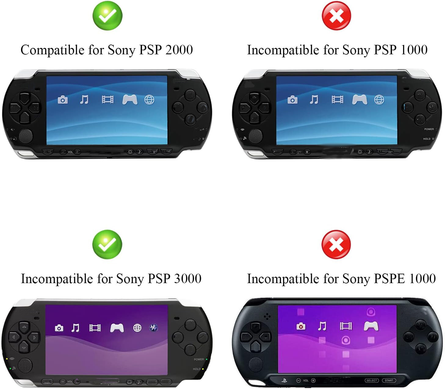 Clear Anti-dust Hard Skin Case Protector Cover for Sony PSP 2000 3000 Console