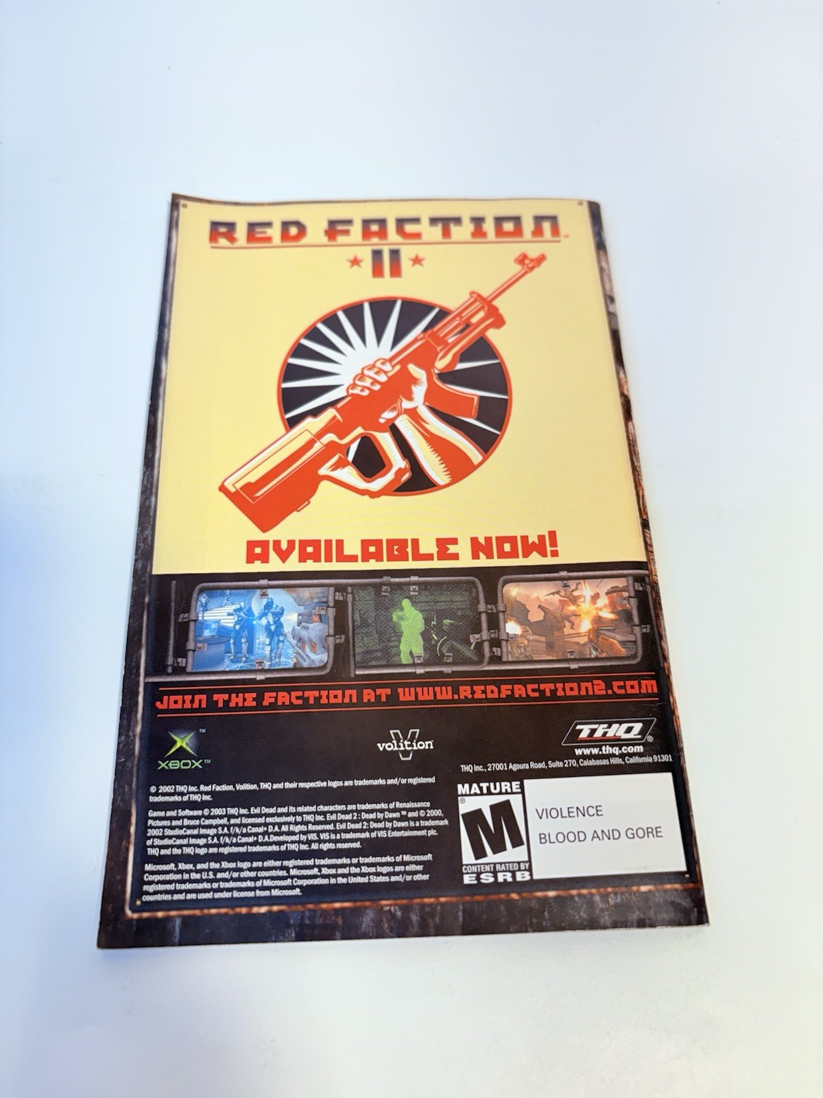 Evil Dead A Fistful of Boomstick (Microsoft Xbox) CIB Complete Very Good