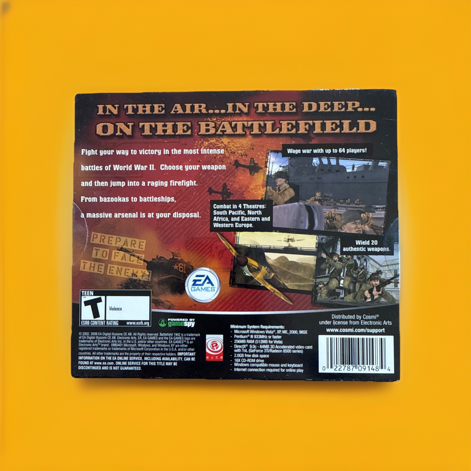 Video Game PC Battlefield 1942 NEW SEALED Jewel + 50,000 Galaxy Of Games Free
