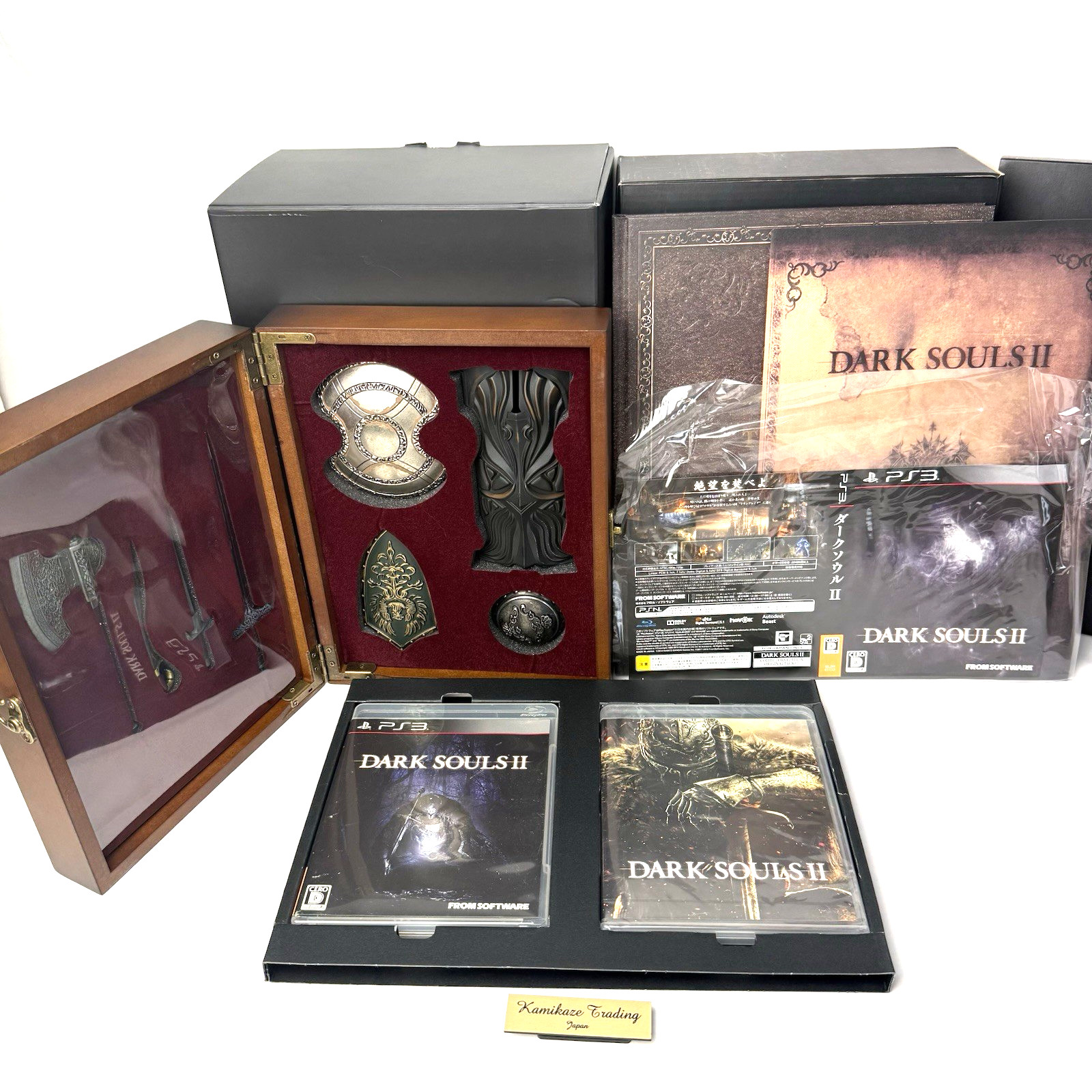 PS3 DARK SOULS II 2 Collectors Limited Edition Maps Soundtrack Japan game used
