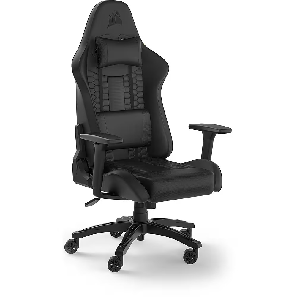 CORSAIR – TC100 Leatherette Gaming Chair – Black