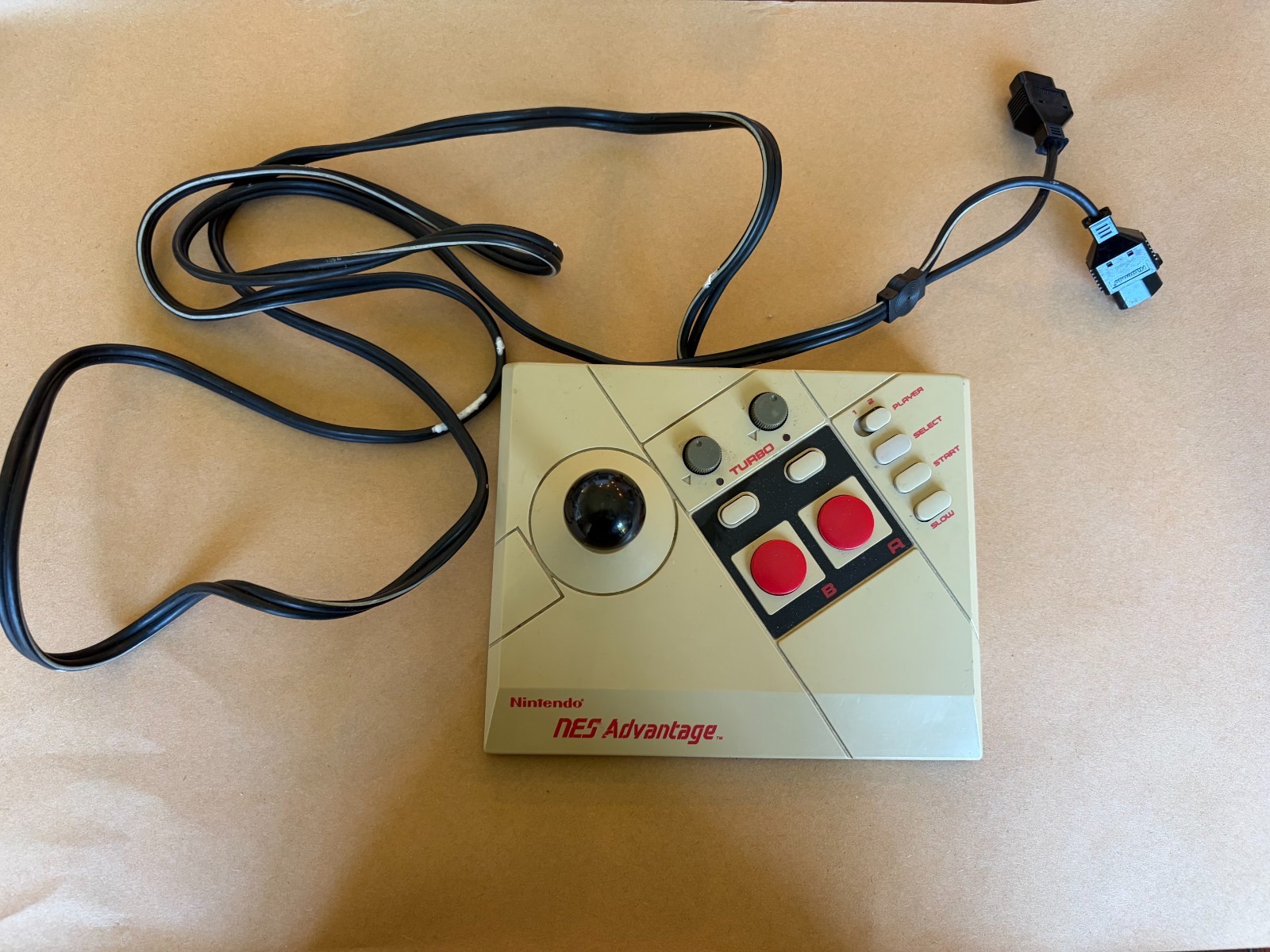 Nintendo NES Advantage Joystick Controller, Cleaned, NOT Tested, 1987