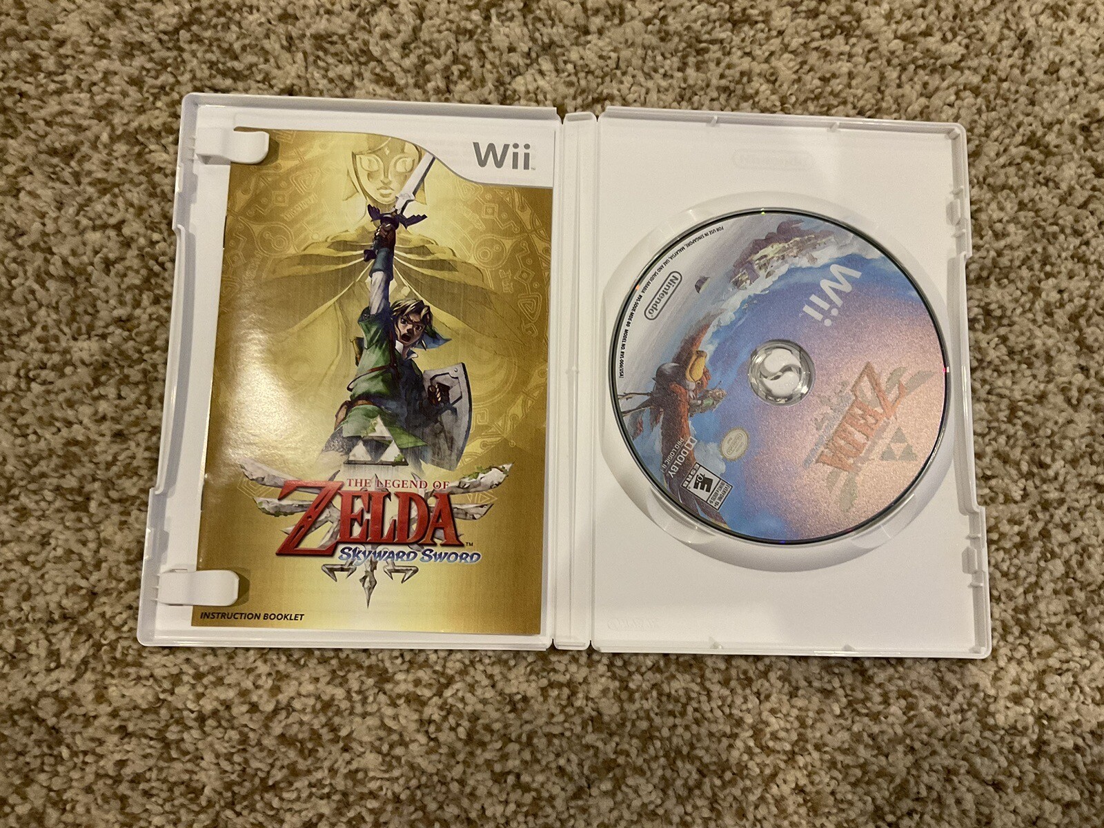 Legend of Zelda Skyward Sword Wii UAE/Saudi/Malaysia/Singapore Version