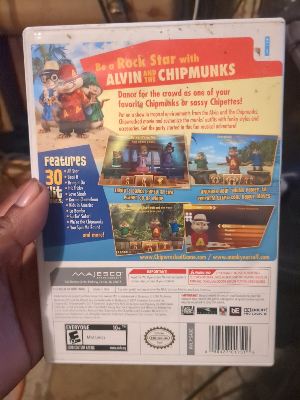 Alvin & Chipmunks Chip-Wre – Nintendo Wii