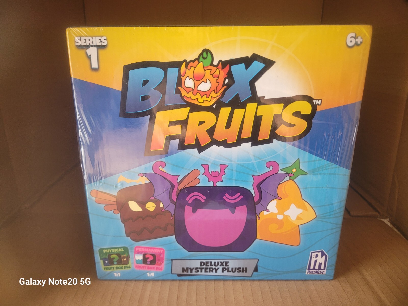 8” Blox Fruits Deluxe Mystery Plush Sealed with ROBLOX CODES Serie#1 Brand New