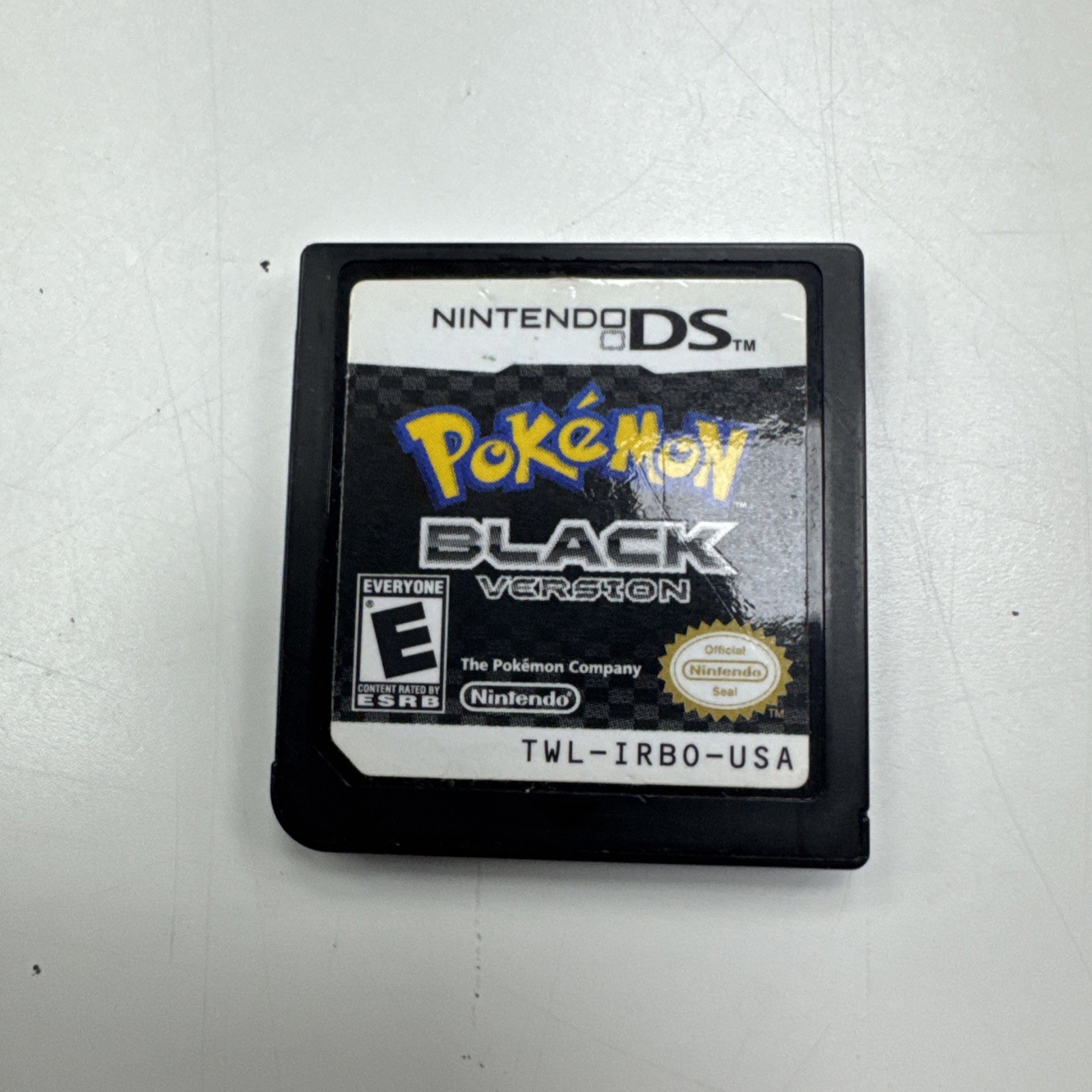 Authentic Pokemon Black Version Nintendo DS Cartridge Only Tested Working Saves