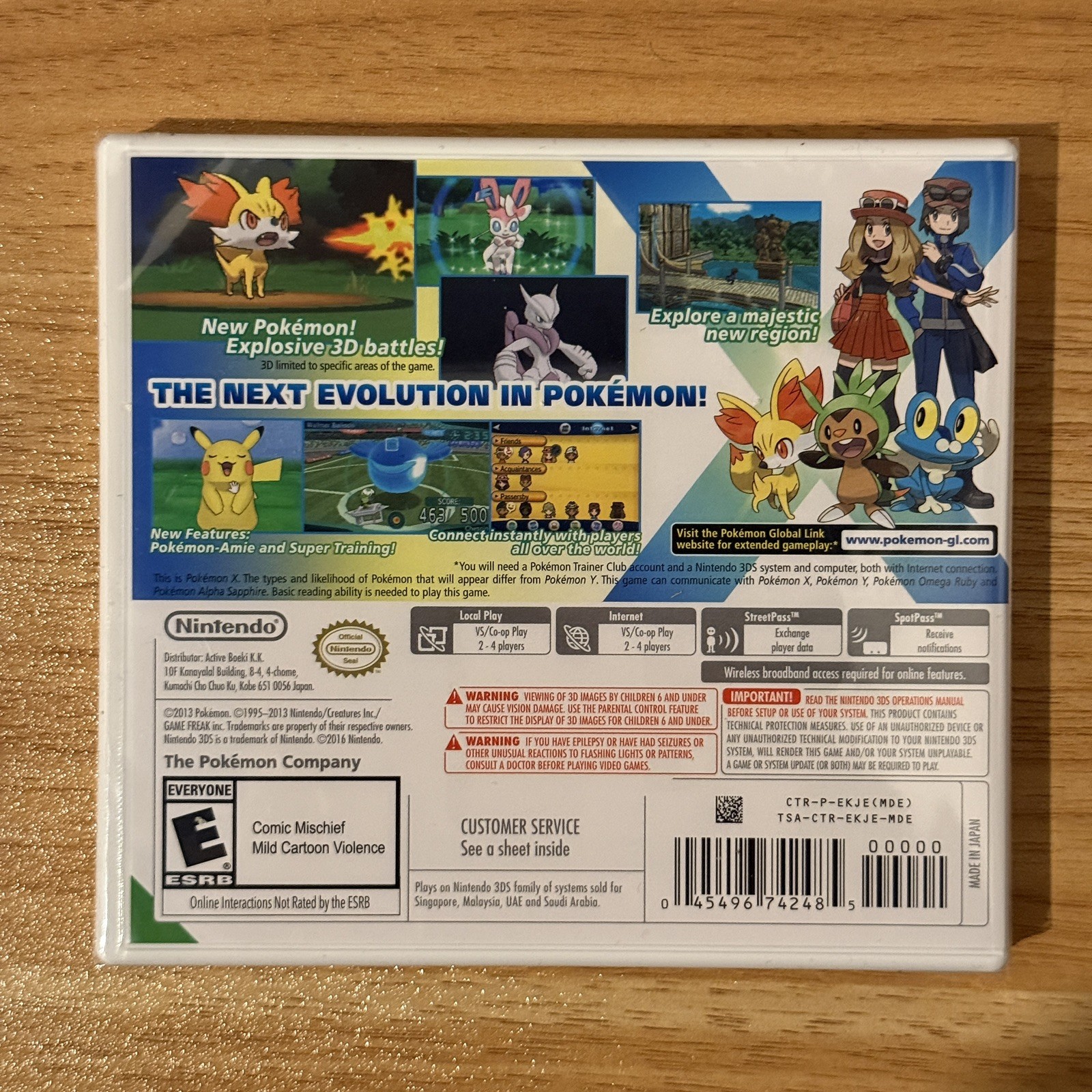 Pokemon X Nintendo 3DS Authentic – Brand New & Factory Sealed! Fast Shipping!