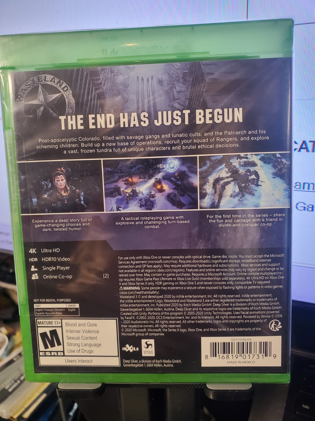 Wasteland 3 Day One Edition Xbox One & Series X / New/ Sealed USA RELEASED