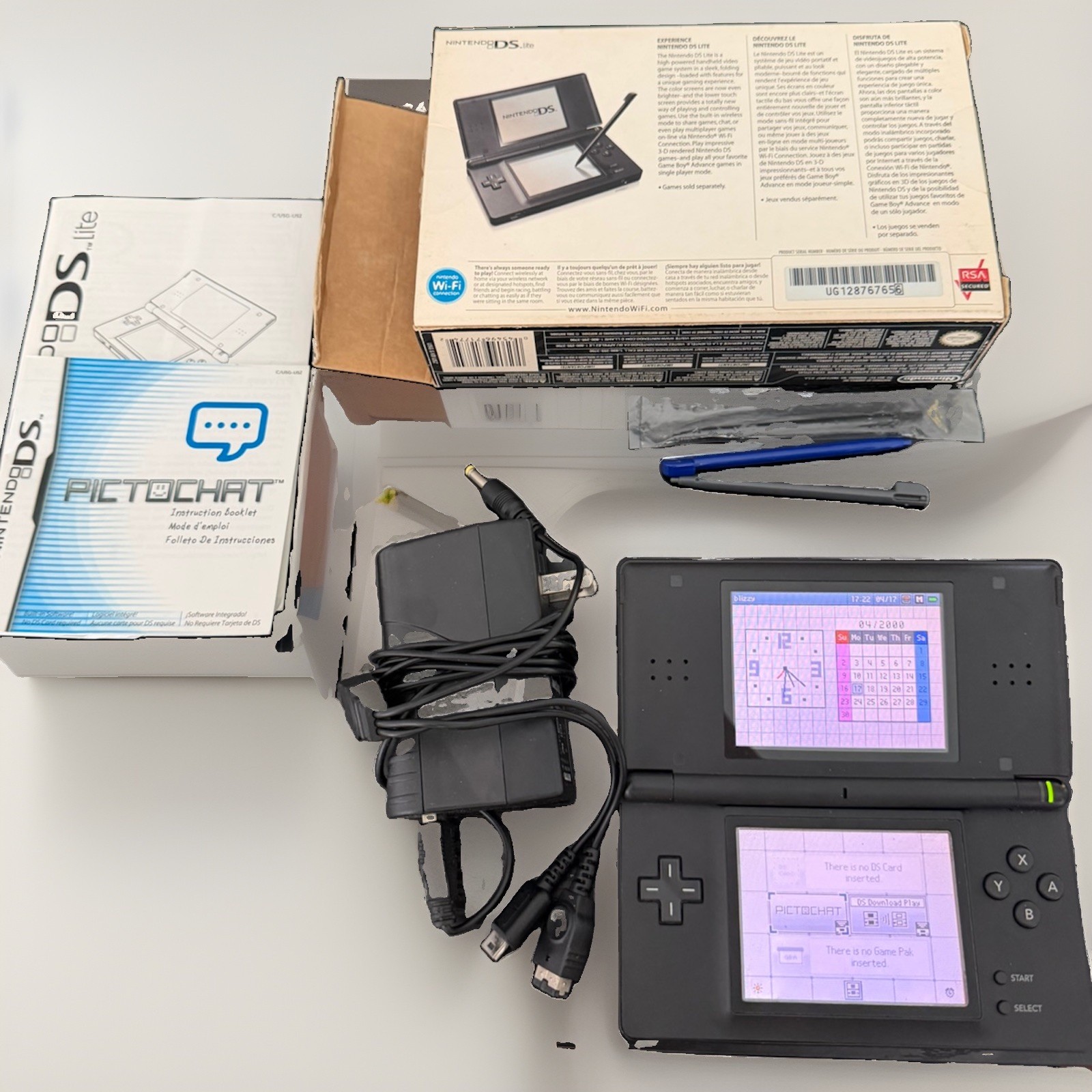 Nintendo DS Lite Handheld System – Onyx Black