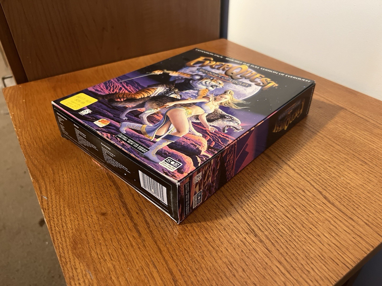 EverQuest Shadows of Luclin 3-Disc PC CD-ROM 2001 Big Box Complete with Manual