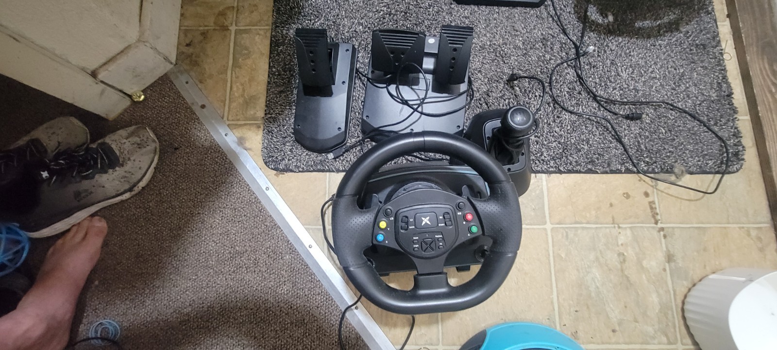 Doyo R808 1080° gaming steering racing wheel pedal shifter for PC Xbox PS4 R808D