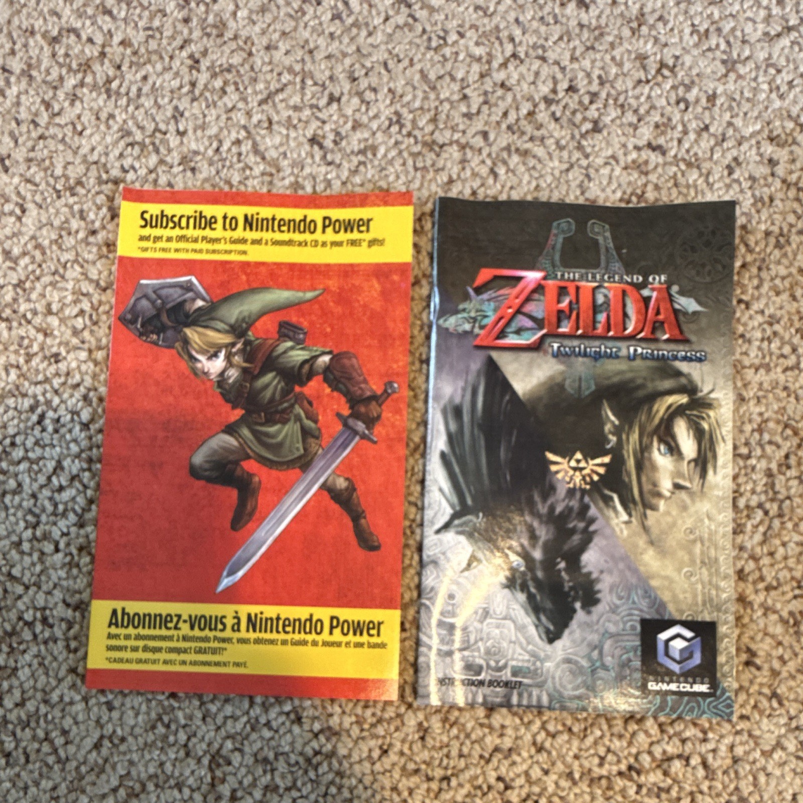 The Legend of Zelda: Twilight Princess Nintendo GameCube w/ Manual NTSC T 2006
