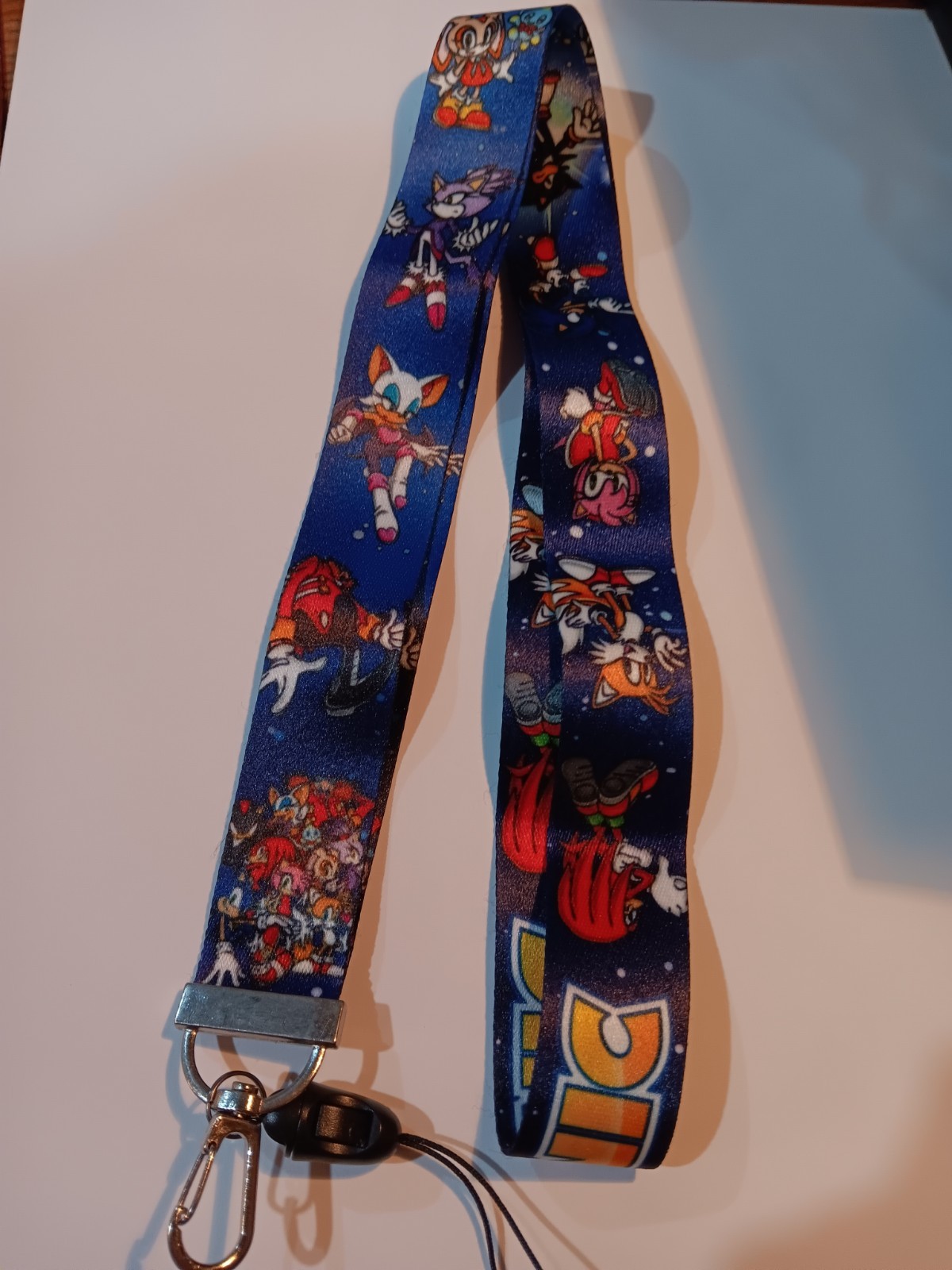 Sonic The Hedgehog Nylon Lanyard (NEW)