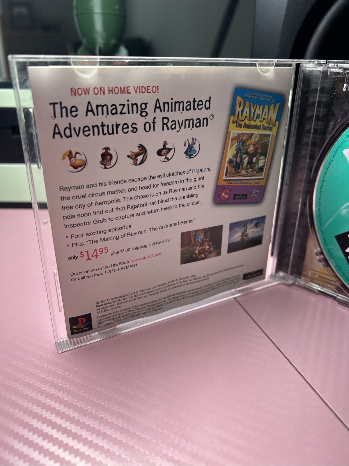 Rayman 2 The Great Escape (PlayStation 1 PS1) CIB Complete w/ Reg. Card – TESTED