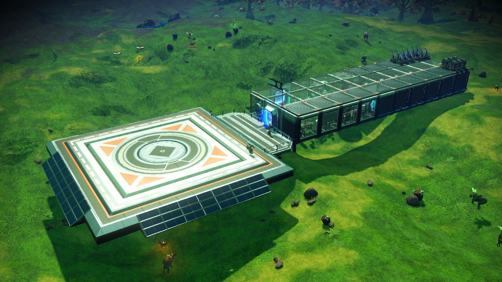 No Mans Sky Starter Base – Storage, Terminal + Landing Pad – PC, XBOX,PS4 & PS5