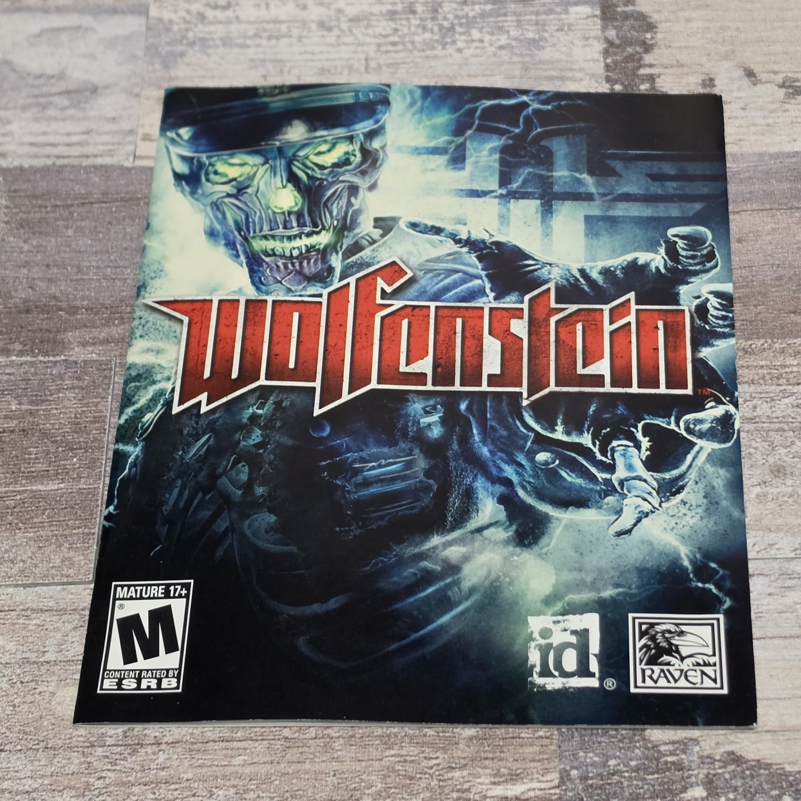 Activision Wolfenstein Series PS3 Shooter Manual Included M 2009 NTSC-U/C