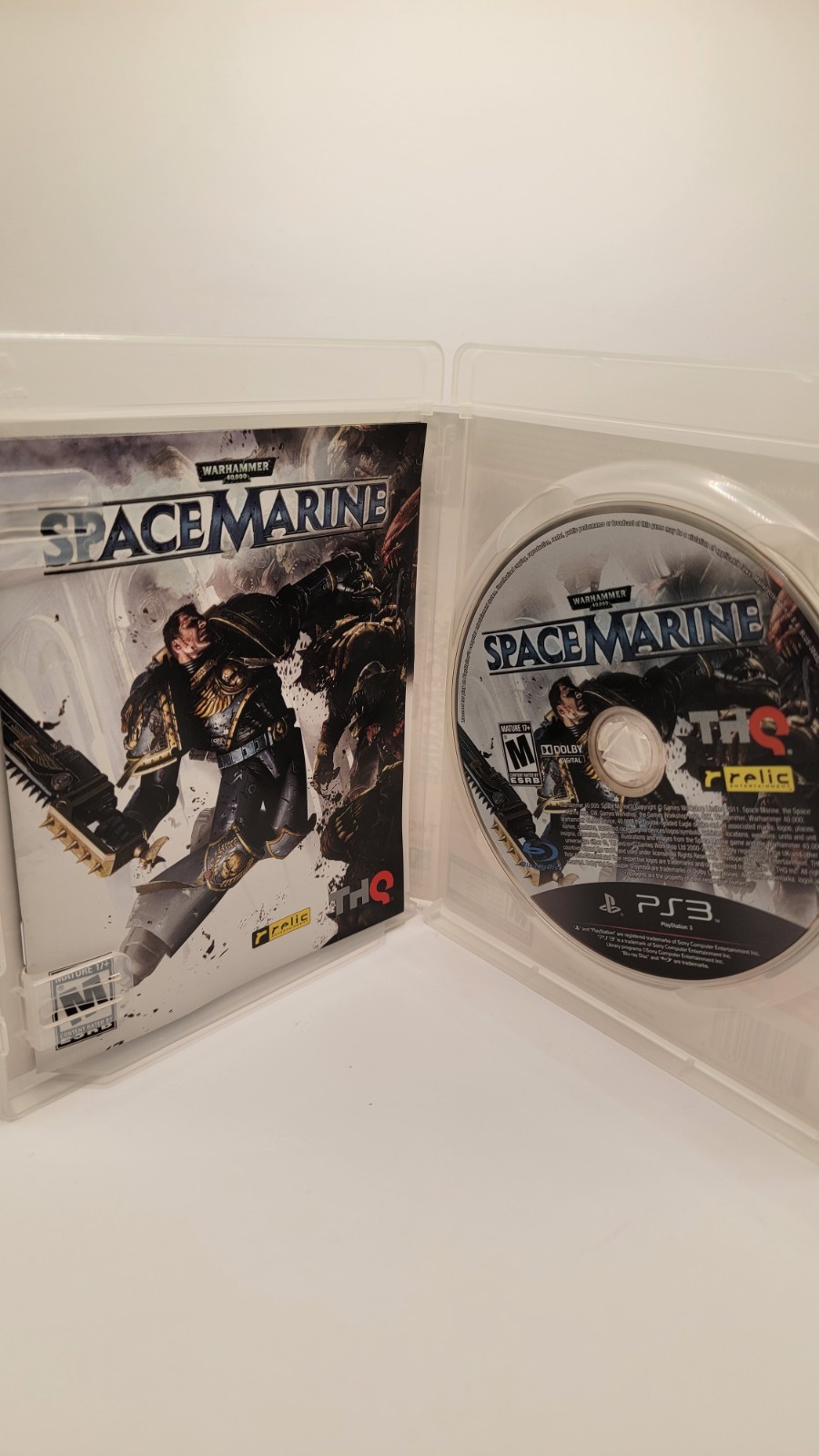 Warhammer 40,000: Space Marine (PlayStation 3 PS3, 2011) Complete CIB