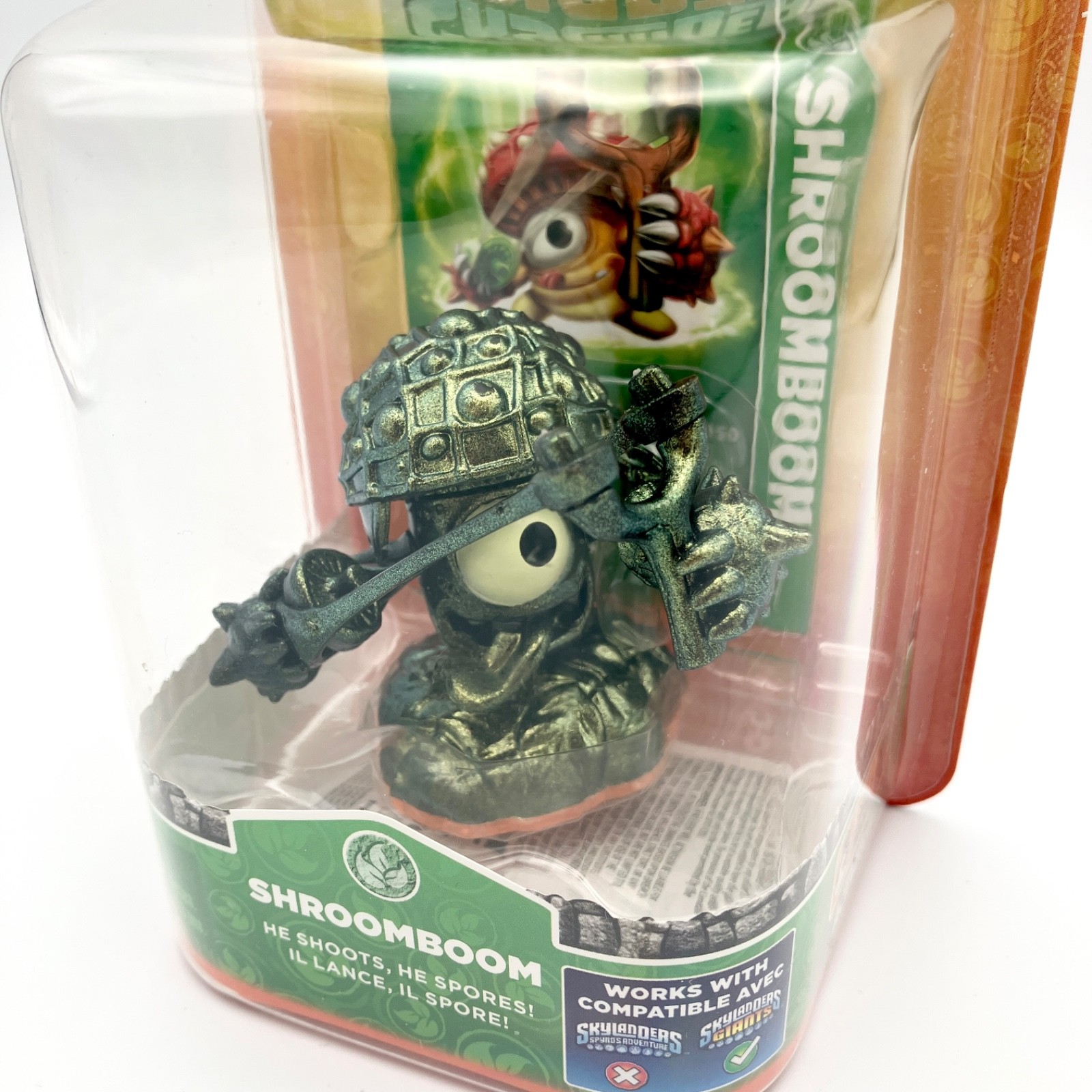 Skylanders Giants Metallic Green Shroomboom Variant Figure Activision NEW SEALED