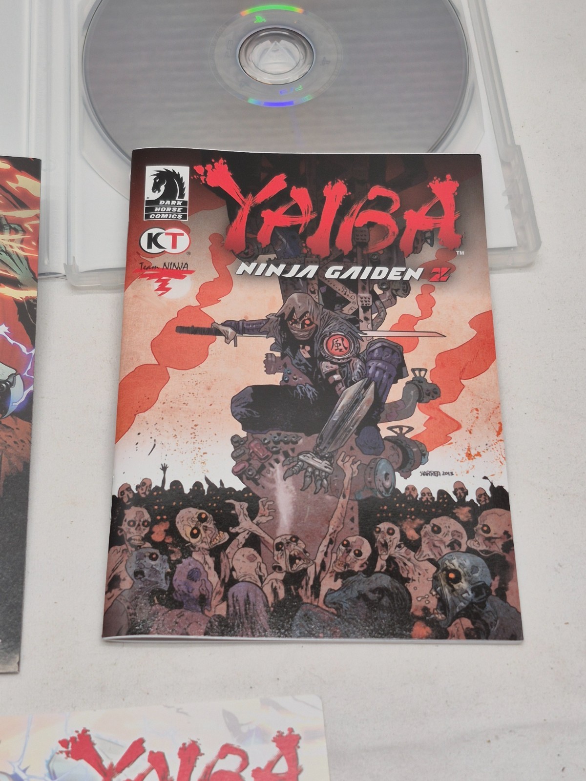 Sony PlayStation 3 PS3 Yaiba Ninja Gaiden Z Complete CIB Dark Horse Comic Book
