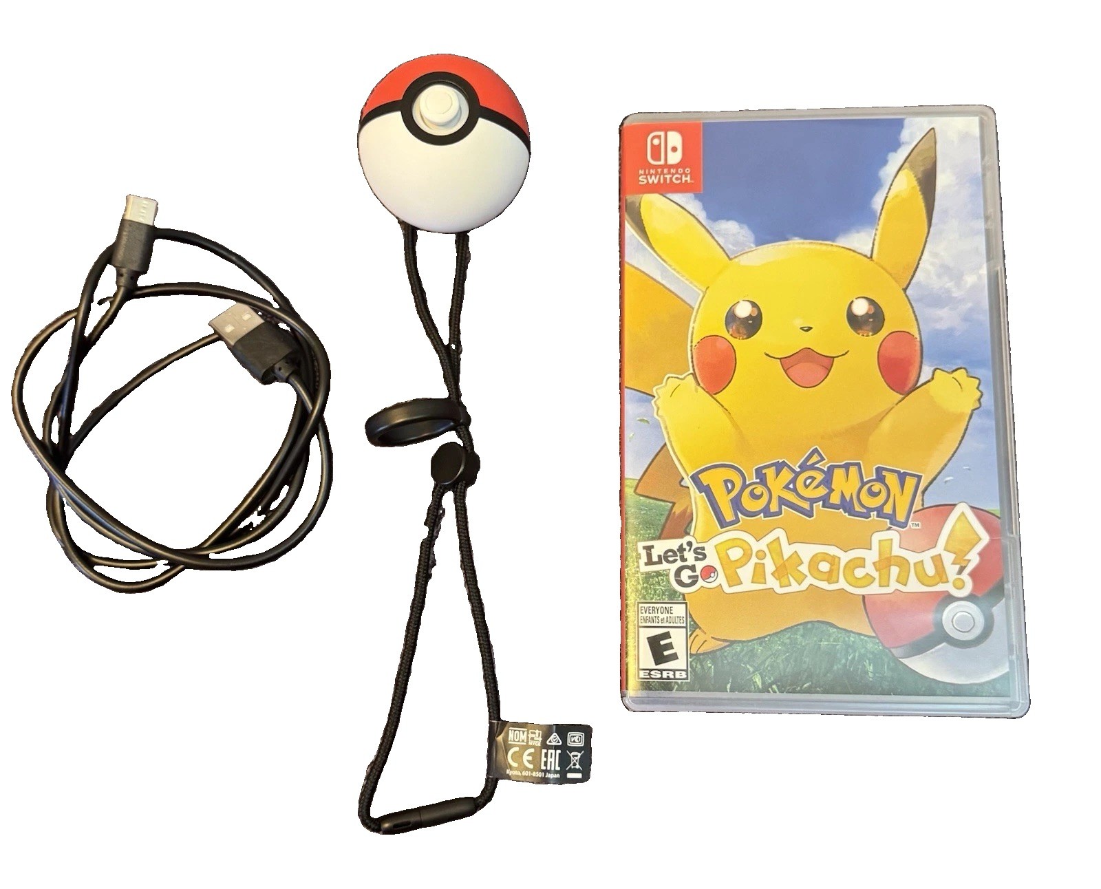 Nintendo Pokémon: Poke Ball Plus Controller & Let’s Go,Pikachu! (Pre-owned)
