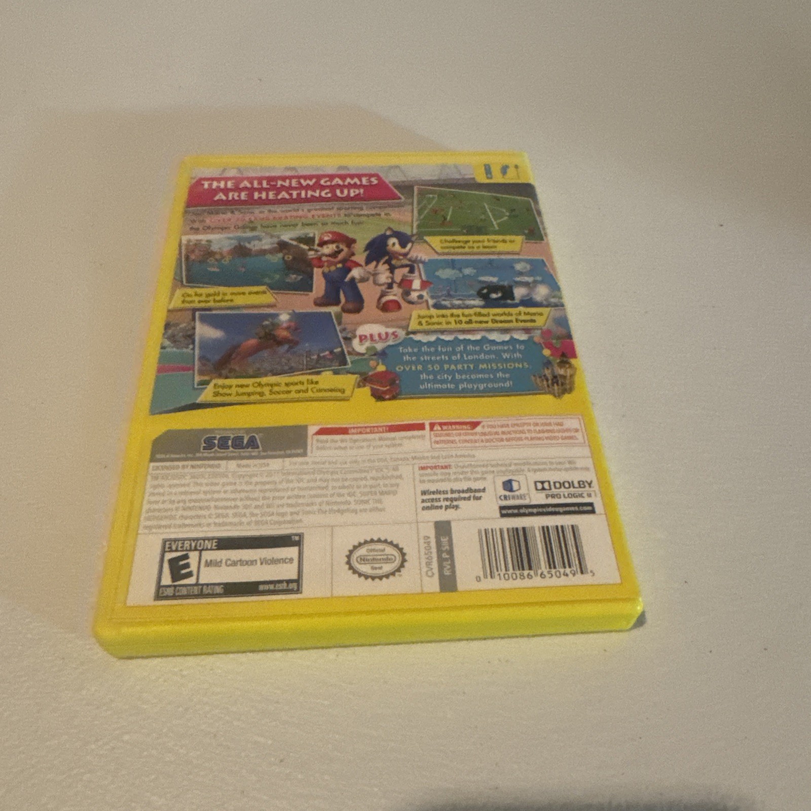 Mario & Sonic at the London 2012 Olympic Games (Nintendo Wii, 2011)
