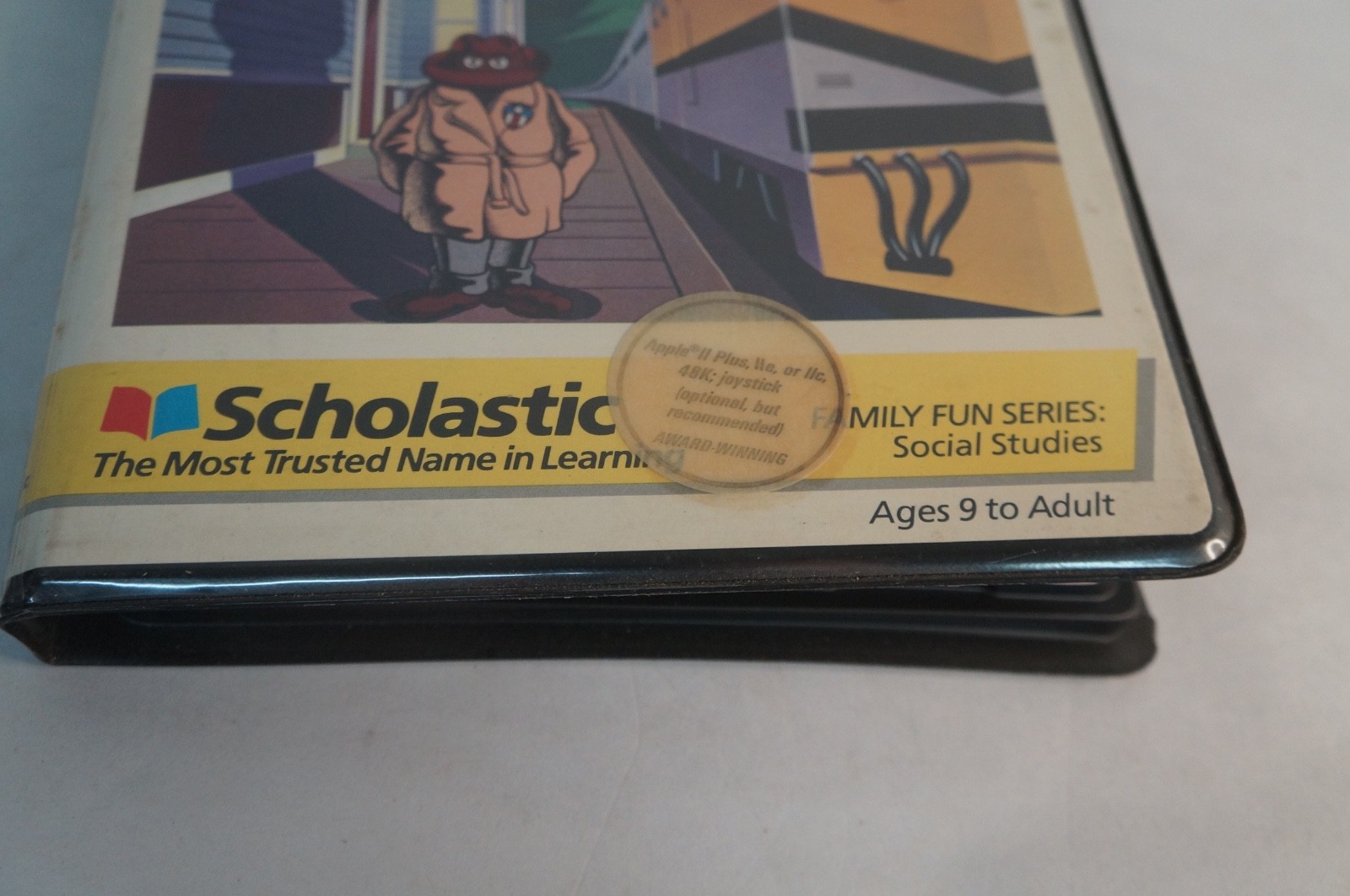 CIB Big Box Vintage Agent USA Apple II Plus, IIe, IIc Scholastic Computer Game