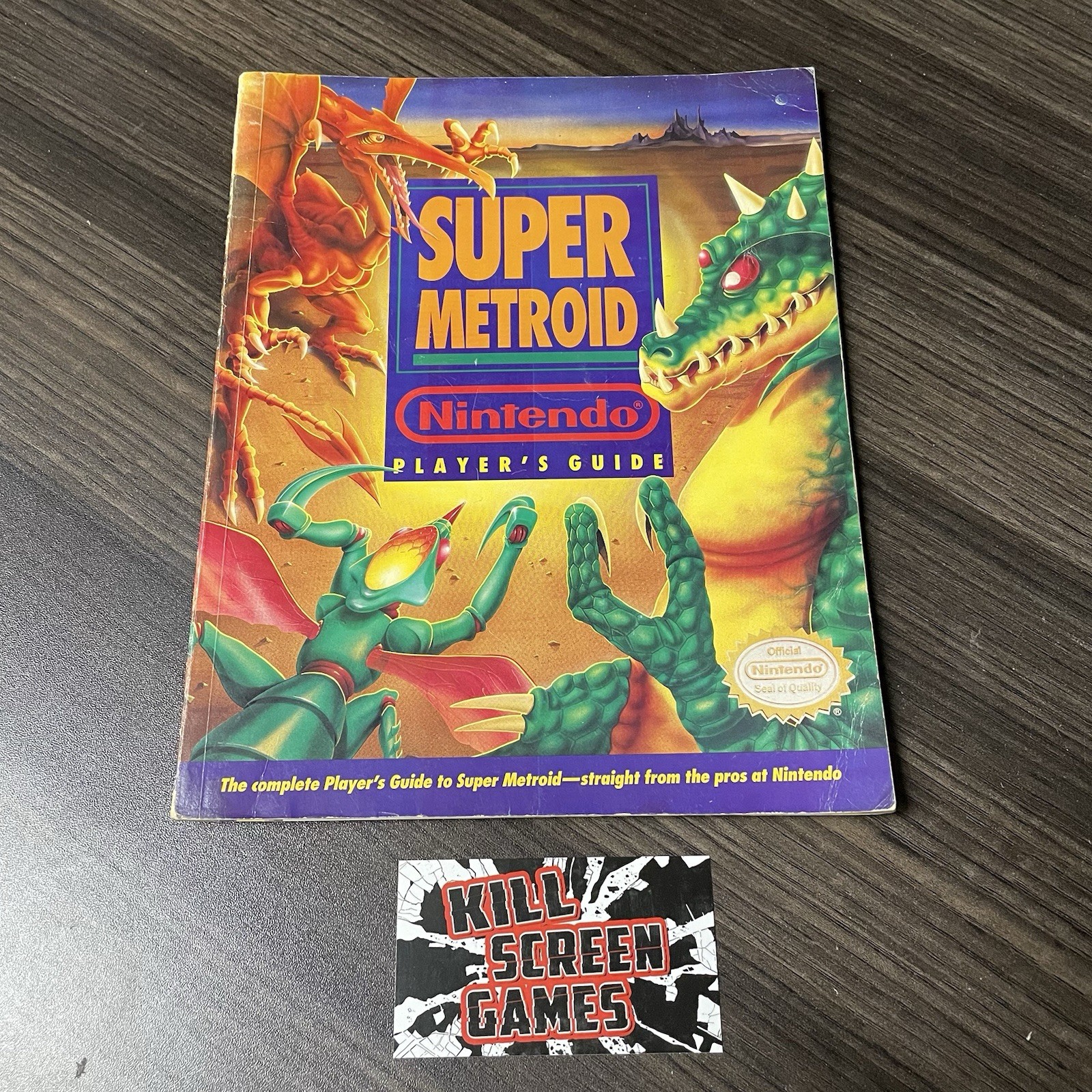 Super Metroid Nintendo Player’s Guide + Fold Out Map