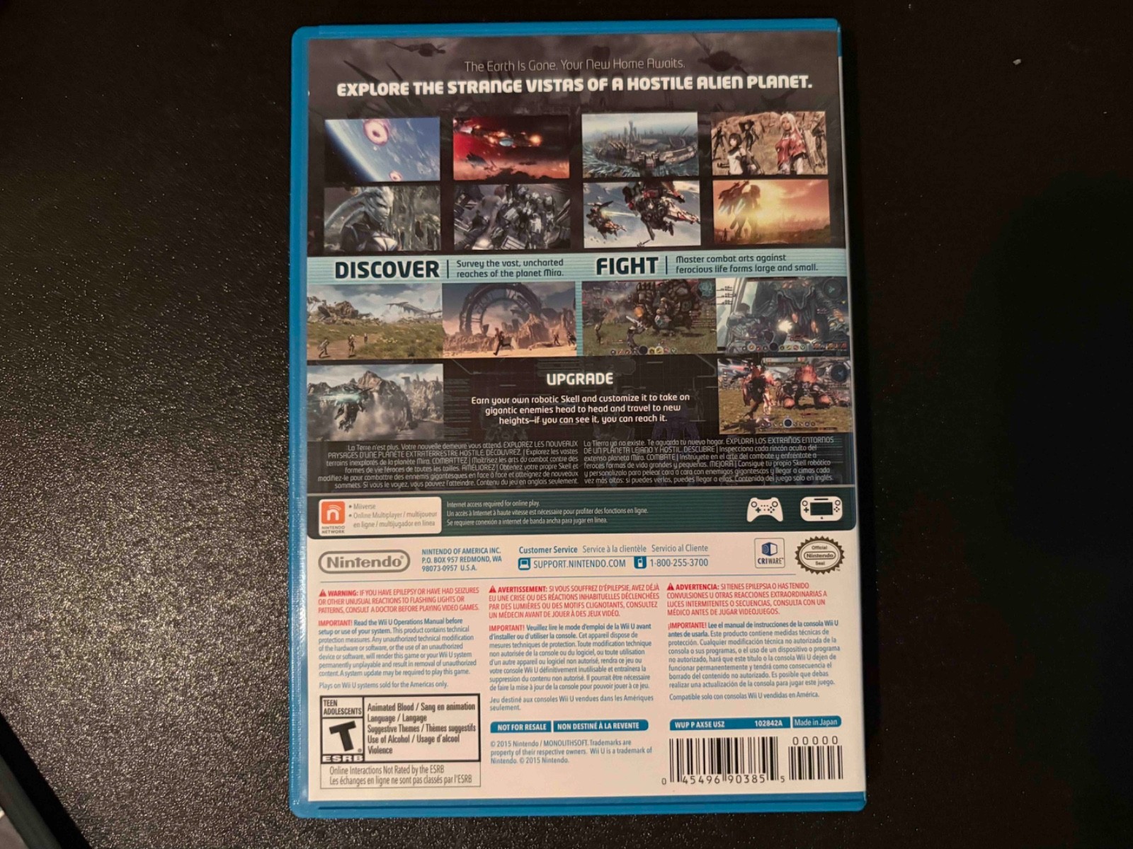 Xenoblade Chronicles X – Special Edition – Nintendo Wii U – see photos